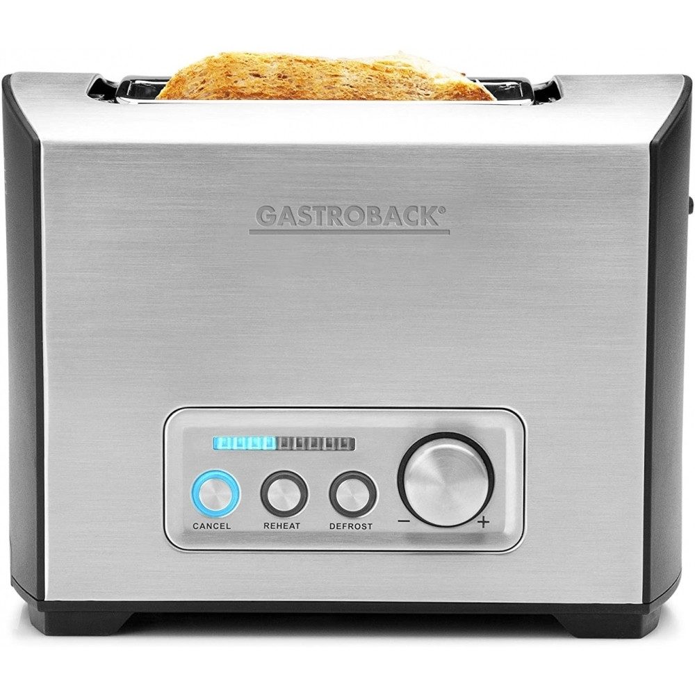 Gastroback Toaster Gastroback 42397 Design Toaster Pro 25 Edelstahl Toaster, für privaten Haushalten