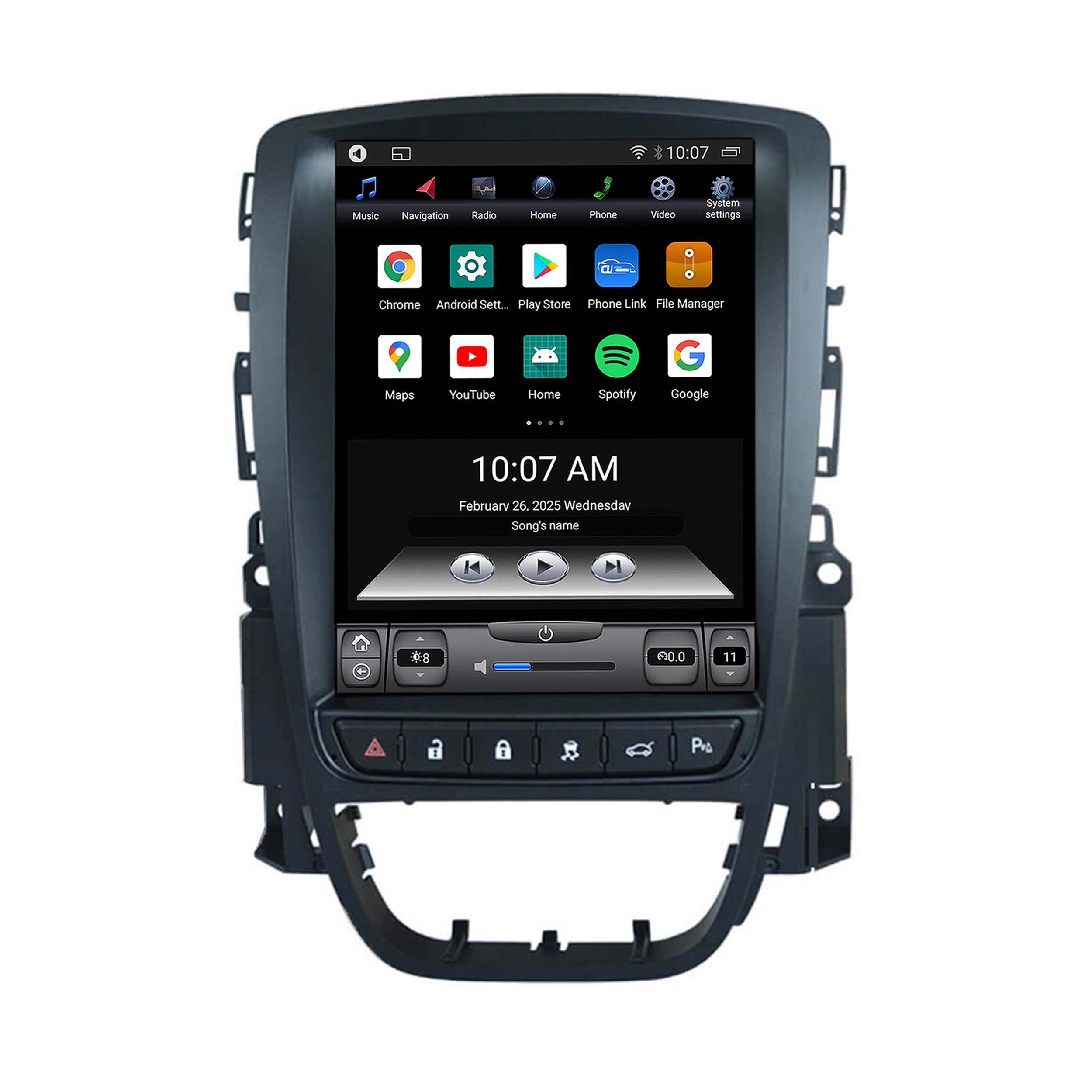 TAFFIO Für Opel Vauxhall Astra J 9,7" Touch Android Autoradio GPS CarPlay Einbau-Navigationsgerät