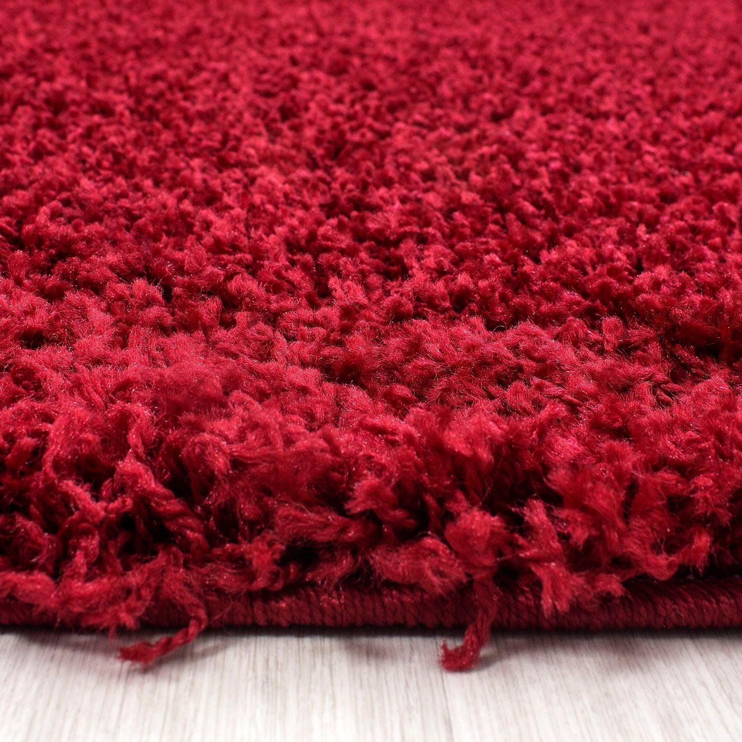 Ayyildiz Teppiche Hochflor-Teppich Life Shaggy 1500, auch als Läufer und in Rund erhältlich, rund, Höhe: 30 mm, Langflor, uni, große Farb- und Größenauswahl. Wohnzimmer, alle Räume