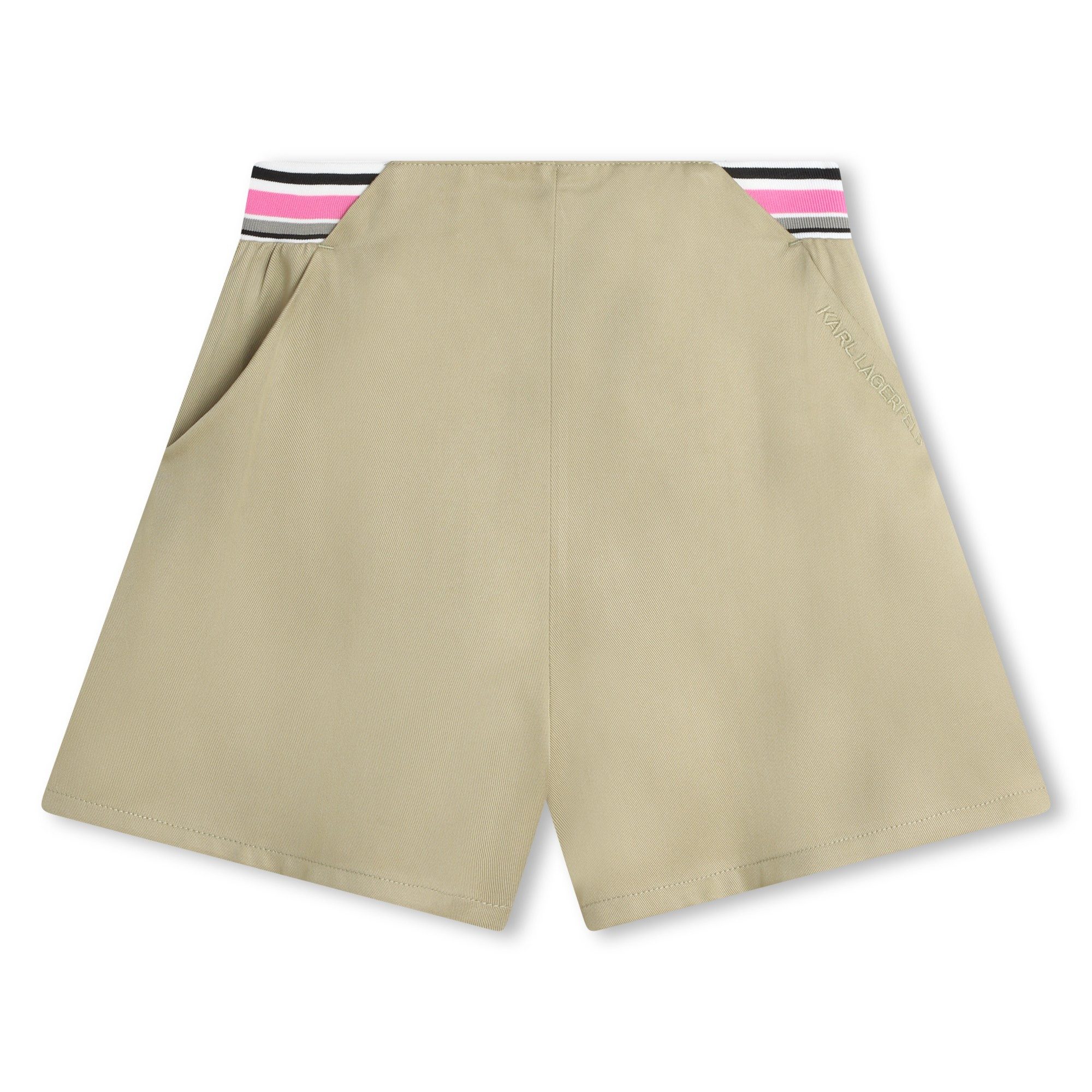 KARL LAGERFELD Shorts KARL LAGERFELD Kids Shorts beige Nachhaltiger Chic