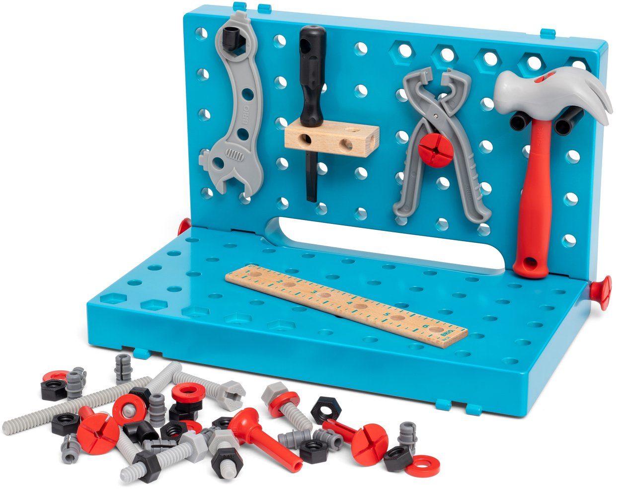 BRIO® Spielwerkzeug Builder Werkbank-Koffer, (Set), FSC®- schützt