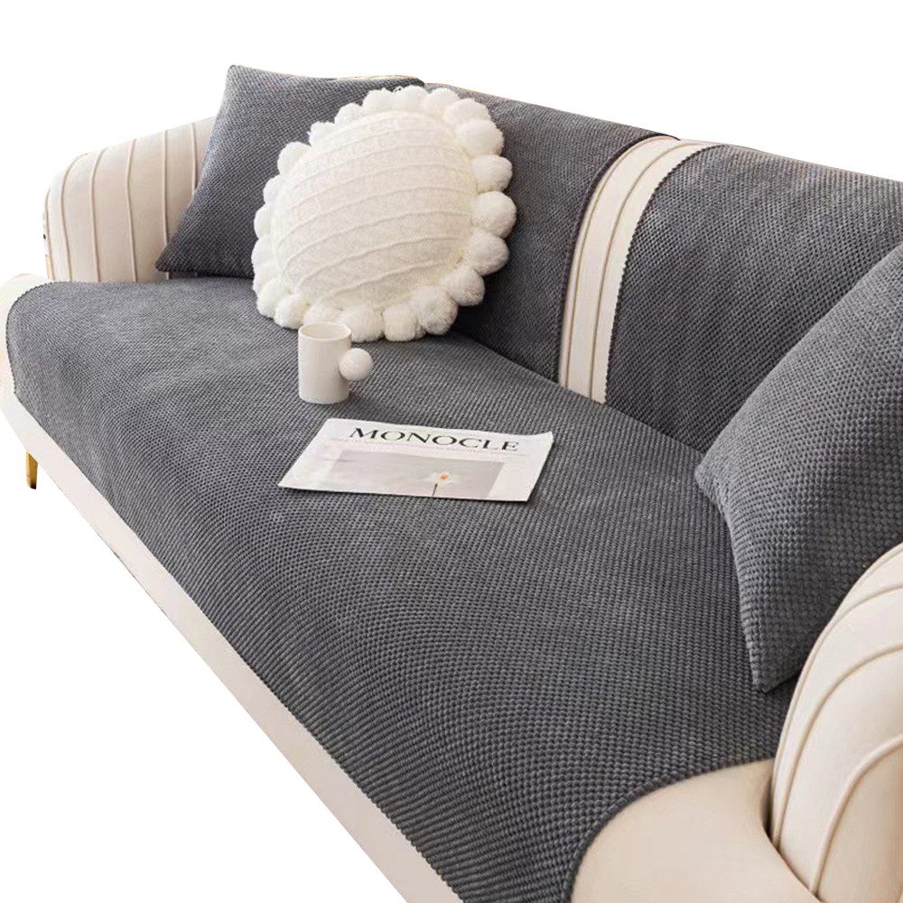 Minicloss Sofaschoner modernes Sofabezugs, sofaschutz 2 3 4-Seater L Shape, rutschfeste Sofaschoner