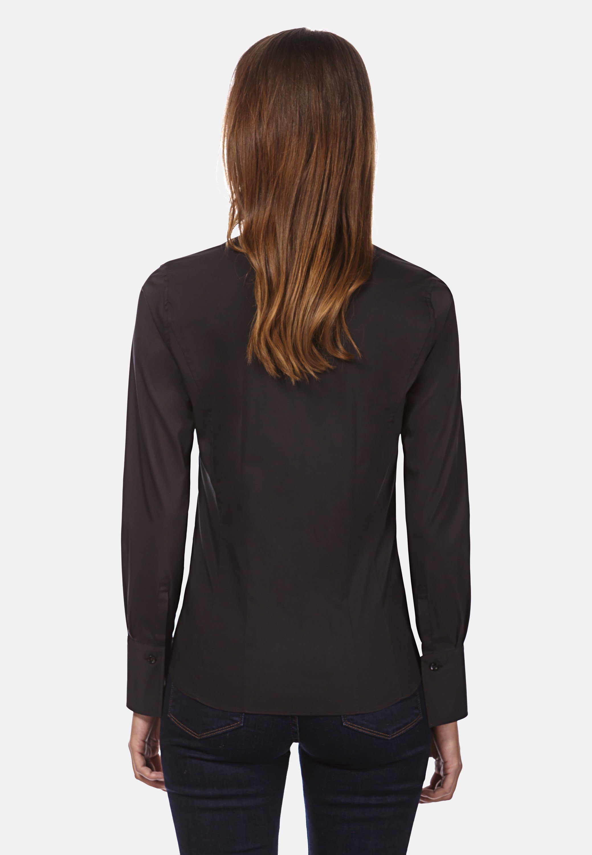 Vincenzo Boretti Klassische Bluse tailliert stretch günstig online kaufen