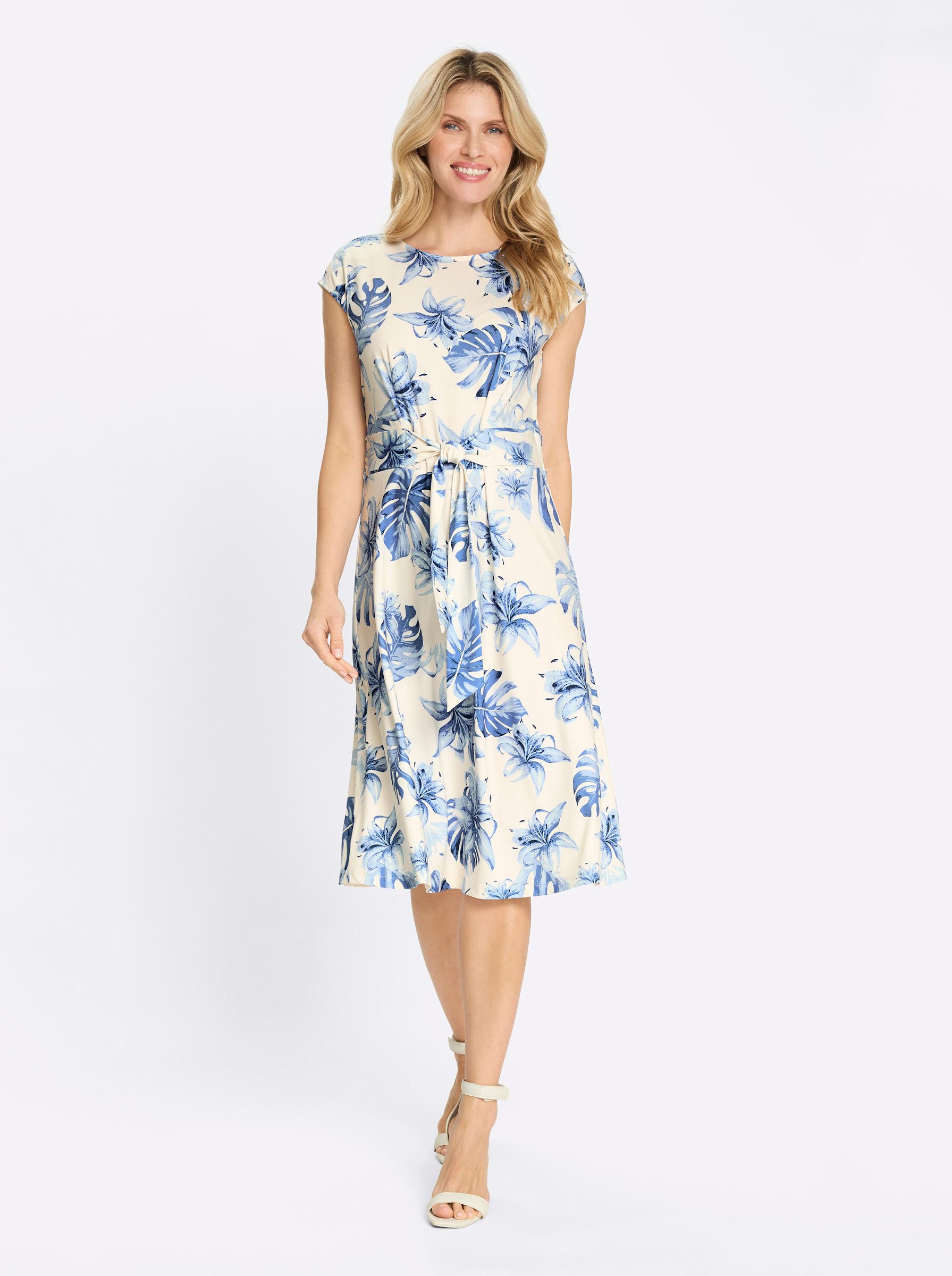 Etuikleid Jersey-Kleid Kurzarm