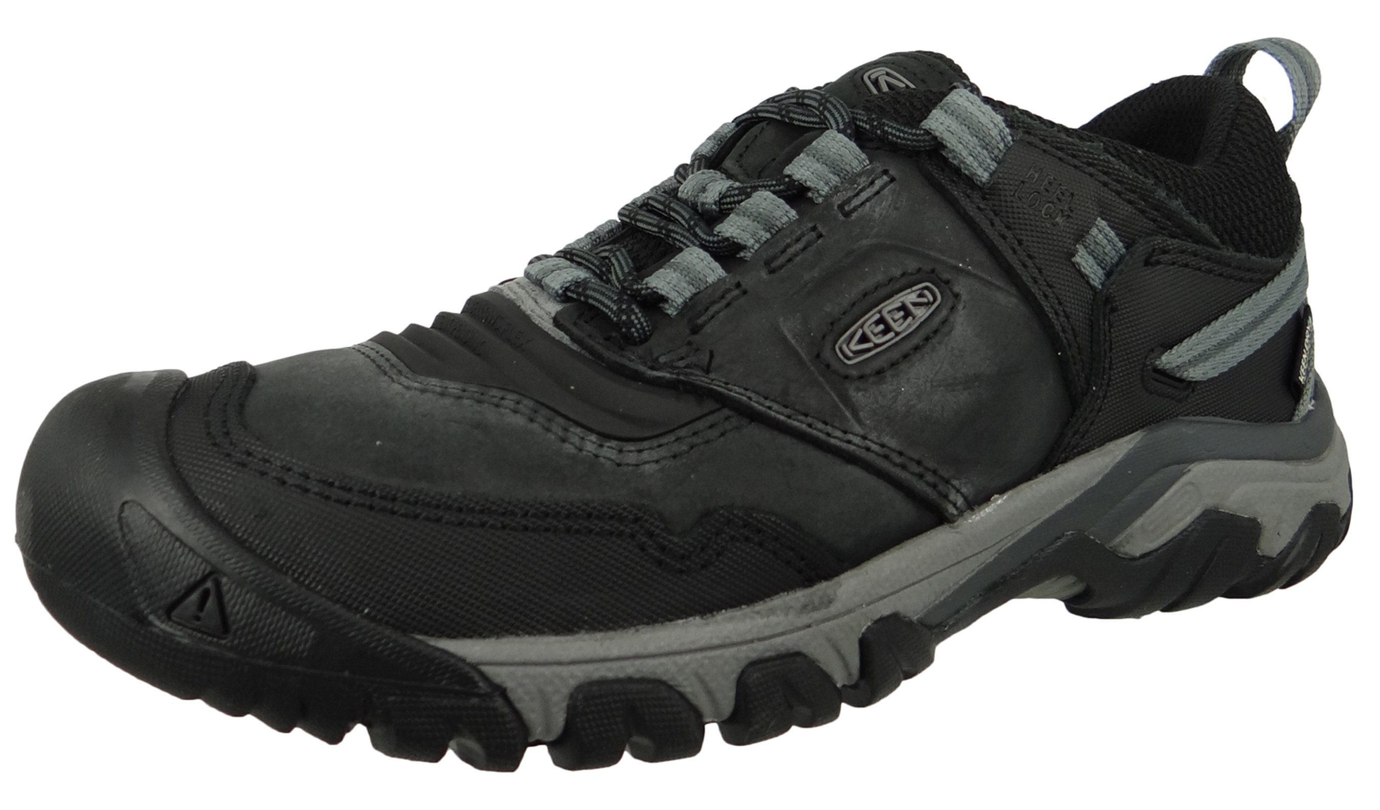 Keen 1024916 Ridge Flex WP Black/Magnet Schnürschuh