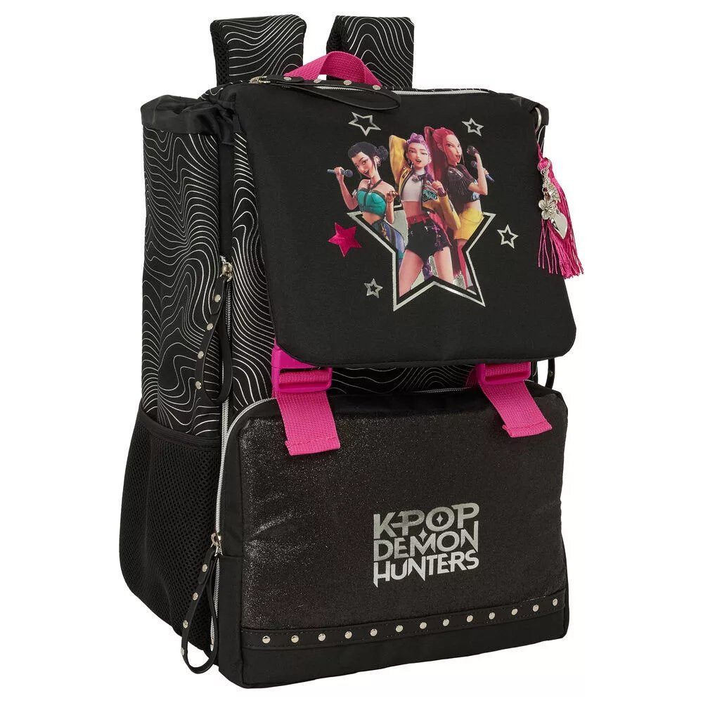 K-Pop Demon Hunters Kinderrucksack K-pop Demon Hunters Energy erweiterbarer Schulranzen, Tasche 41 cm (1-tlg)