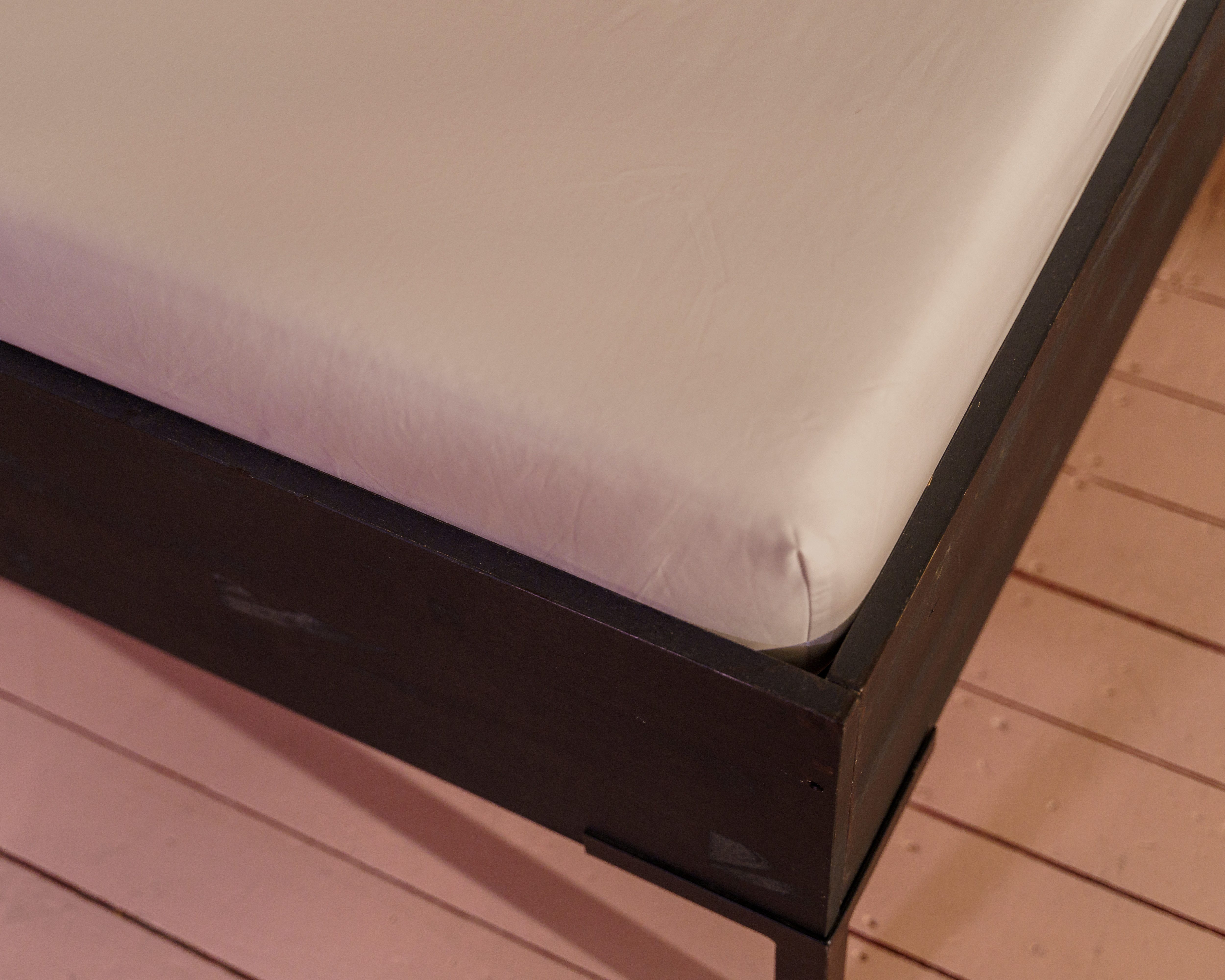 Kayori Spannbettlaken Shizu, Perkal, Gummizug: rundum, (1 Stück), Bio-Baumwolle