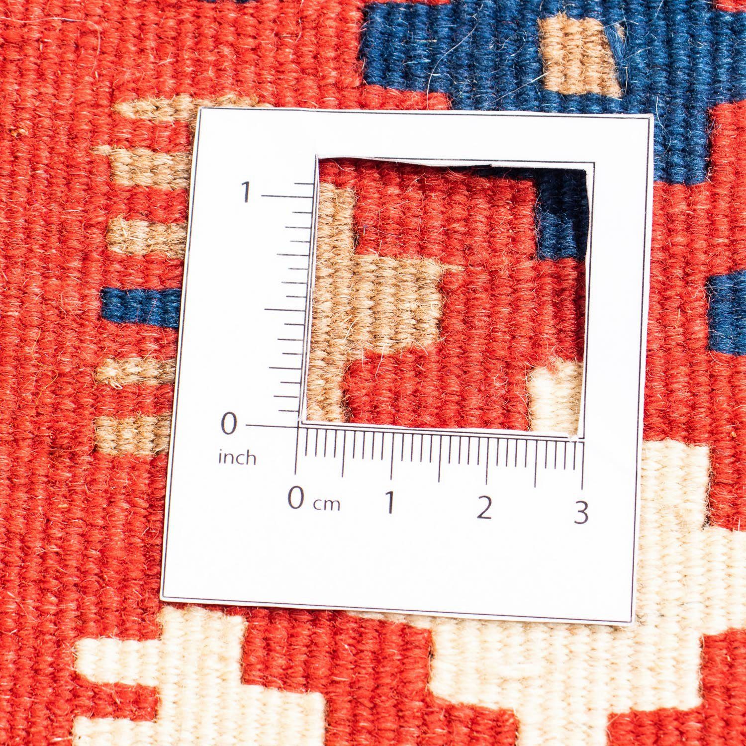 Oriental - Einzelstück Kelim Wohnzimmer, mm, quadratisch, mehrfarbig, quadratisch - 6 Wollteppich x cm 100 106 - morgenland, Höhe: