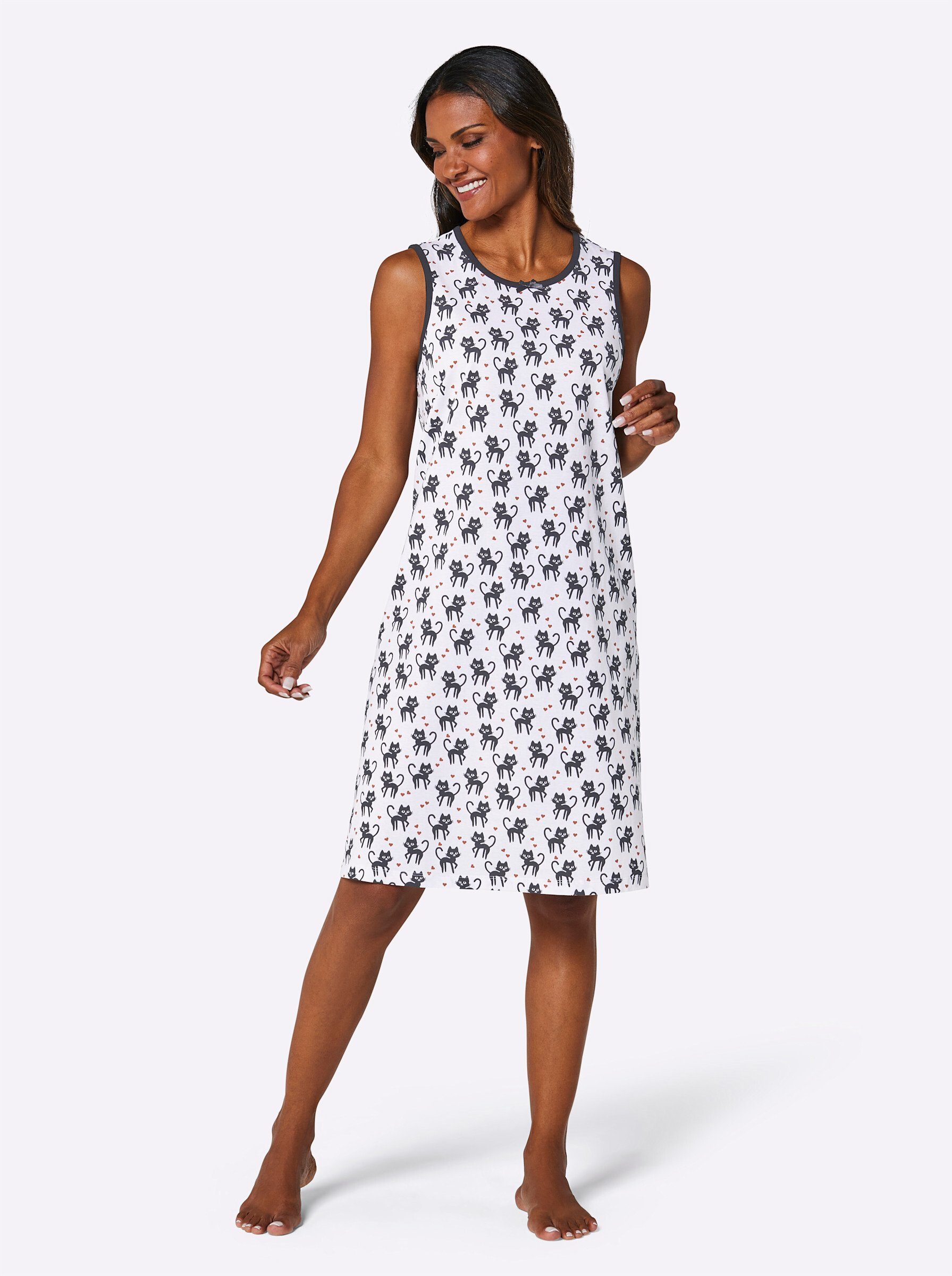Witt Nachthemd Sleepshirts Ärmellos (2-tlg)