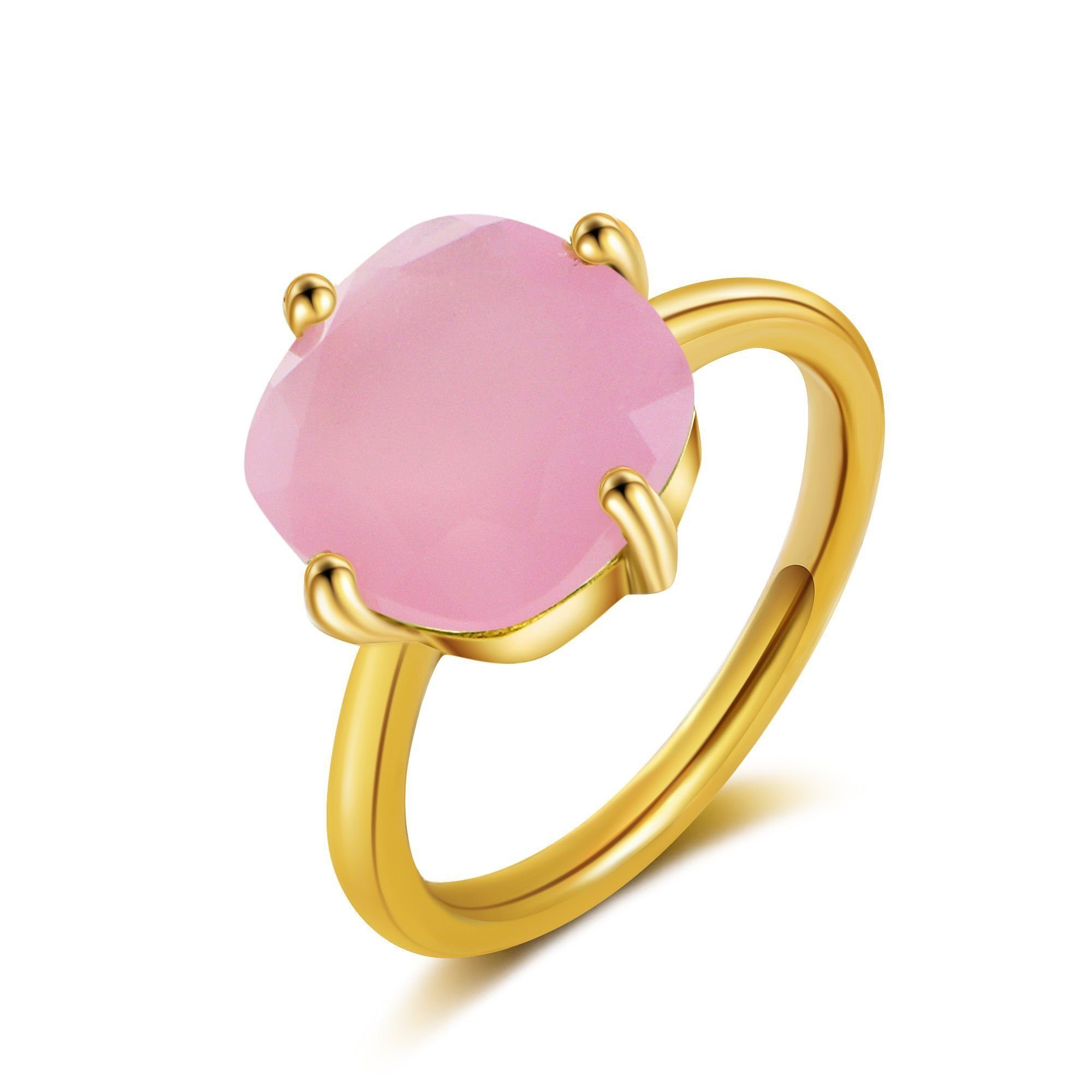 Fingerring chalcedon, Chalcedon Ring AILORIA ÉGLANTINE rosa Rosa ring