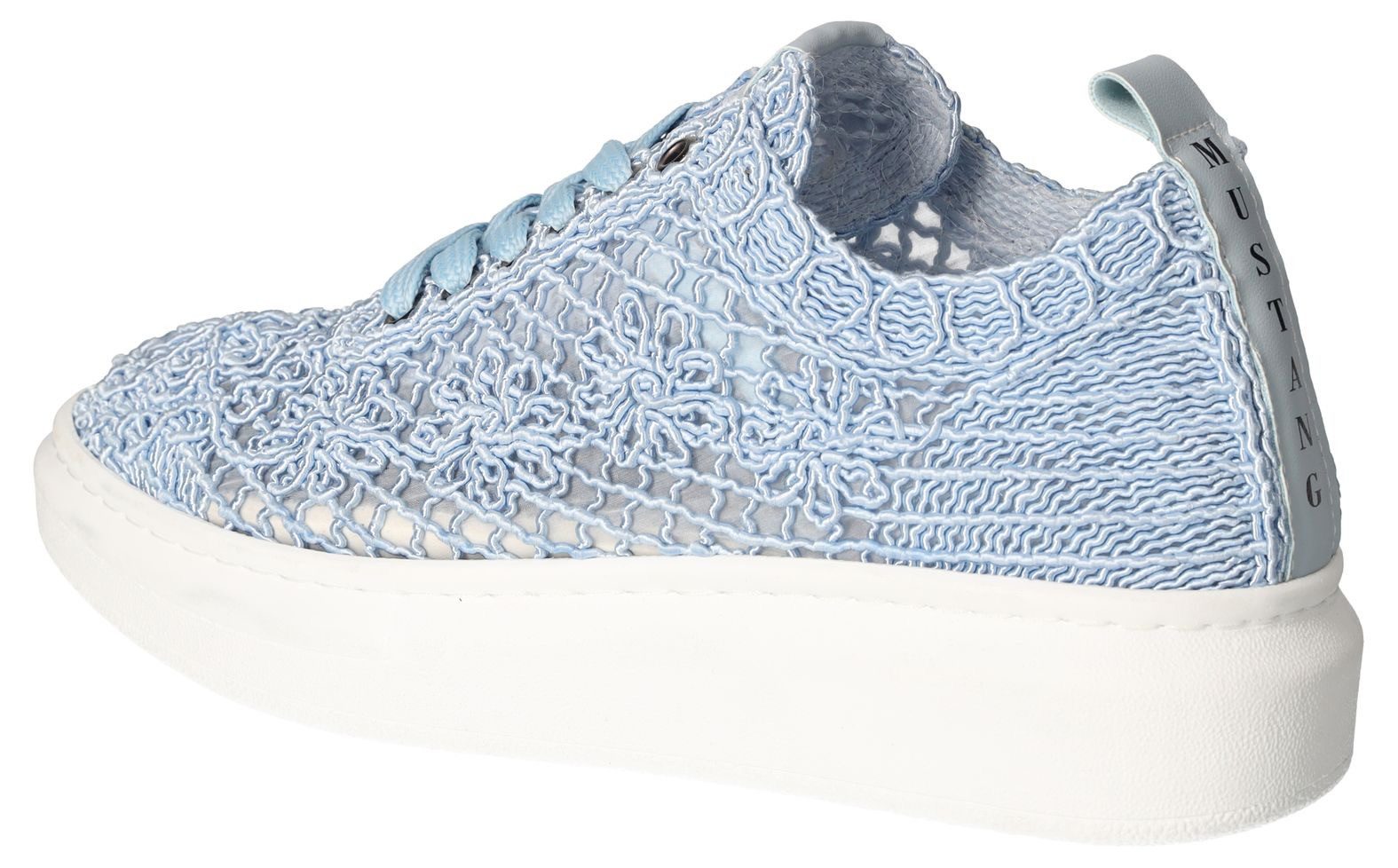 Mustang Shoes Sneaker, Plateausneaker, Schnürschuh mit Keilabsatz
