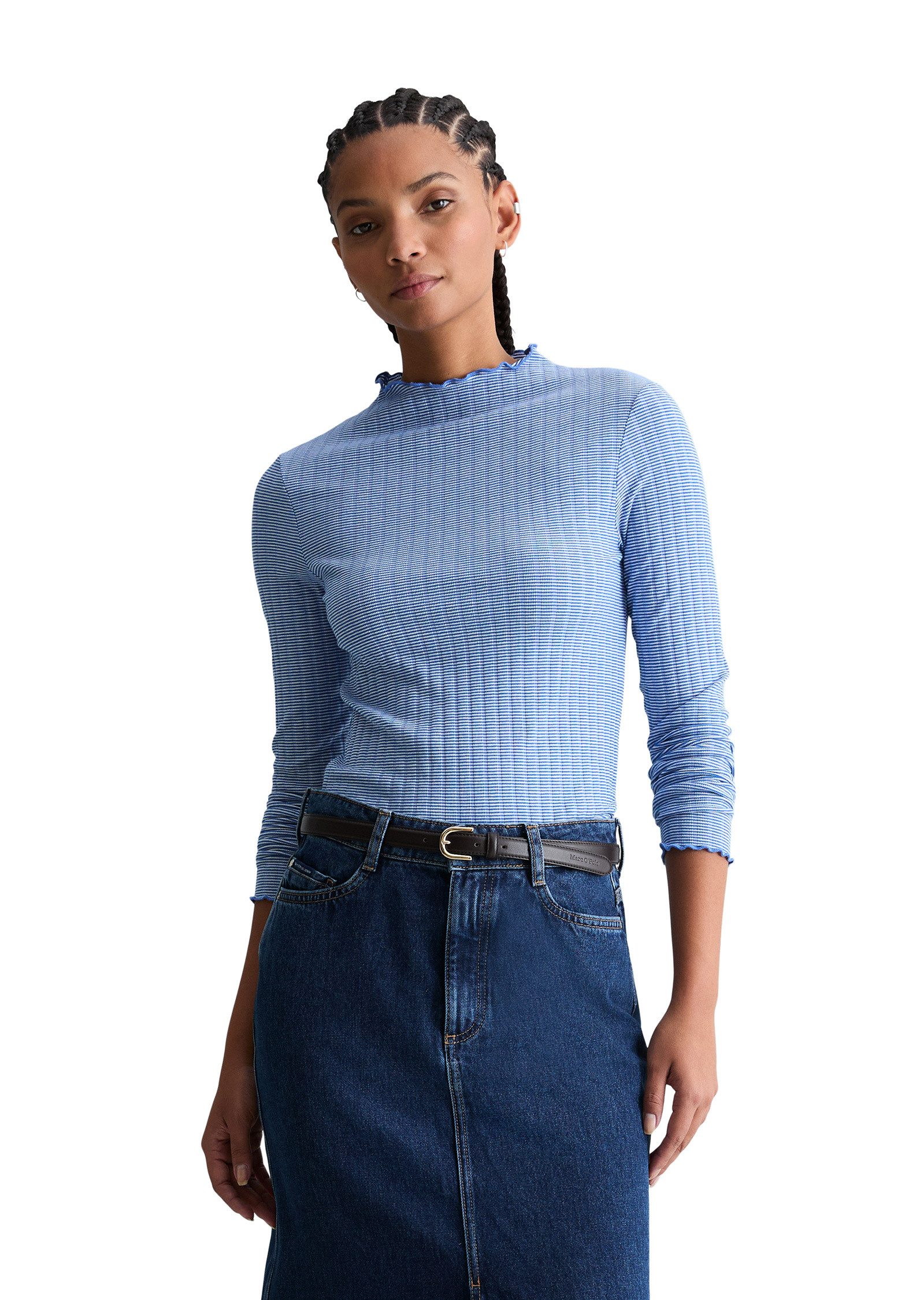 Langarmshirt aus Bio-Baumwoll-Mix