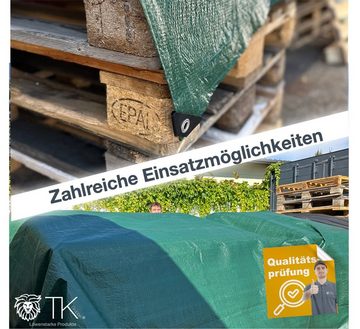 PlaneEasy.® Schutzplane Abdeckplane 2x2m wasserdicht - 200 g/m² - Plane - Gewebeplane mit Ösen (Abdeckplane mit Ösen), mit Ösen / mit zusätzlicher Eckverstärkung