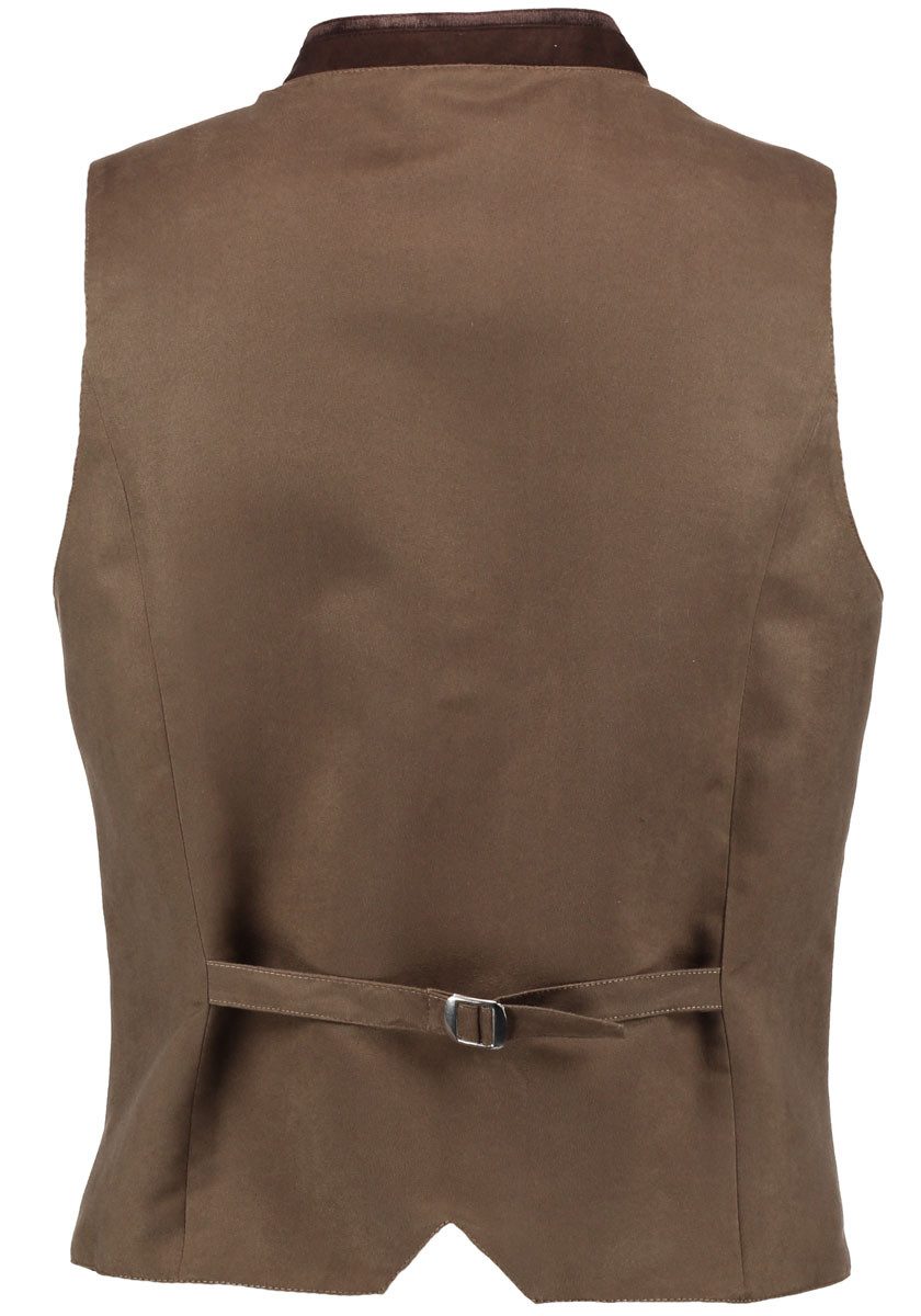 OS Trachten Trachtenweste Glayon Herren Weste mit Hirsch-Emblem auf Kragen günstig online kaufen