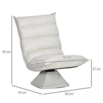 HOMCOM Relaxsessel Relaxsofa (Relaxstuhl, 1-St., Bodenstuhl), BxLxH: 62 x 70 x 95 cm