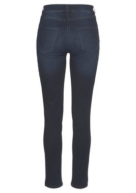 MAC Gerade Jeans Mel-Glitter Mit Nietenbesatz an den vorderen Taschen