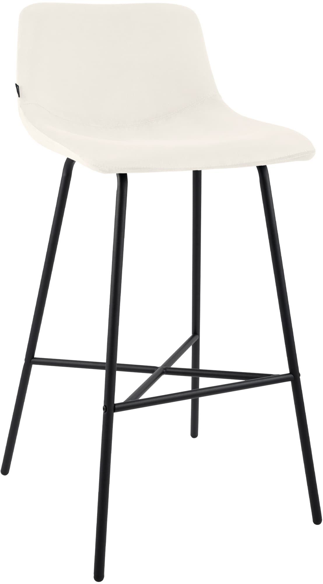 CLP Barhocker Altona (1er, 1 St., 1er), mit Rückenlehne, Metallgestell