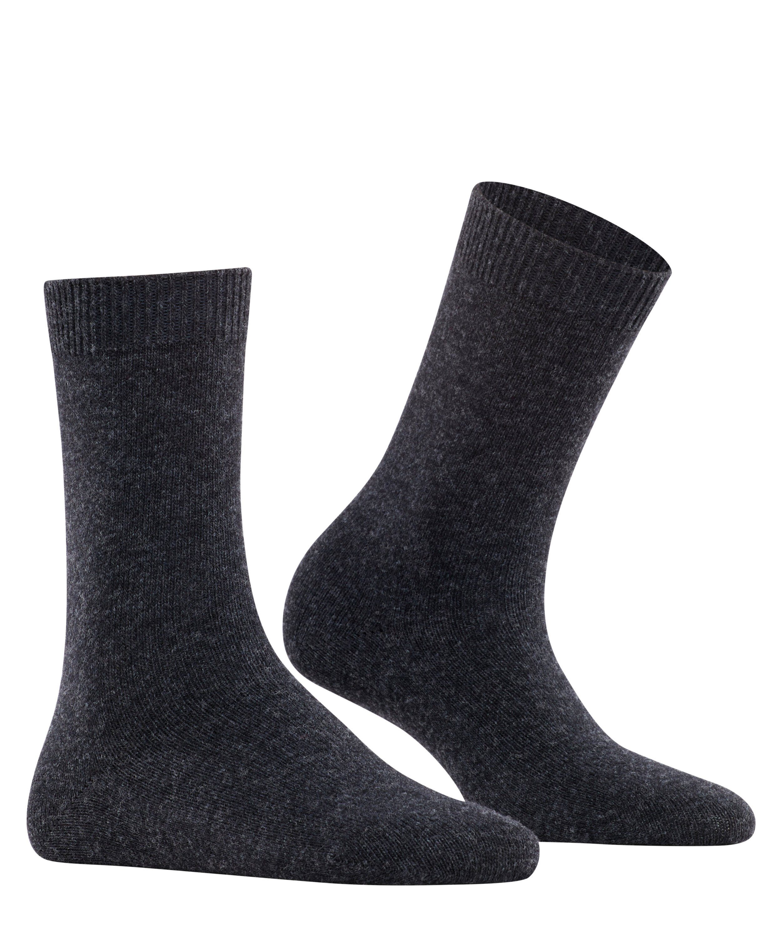 Socken anthra.mel Cosy FALKE (1-Paar) (3089) Wool