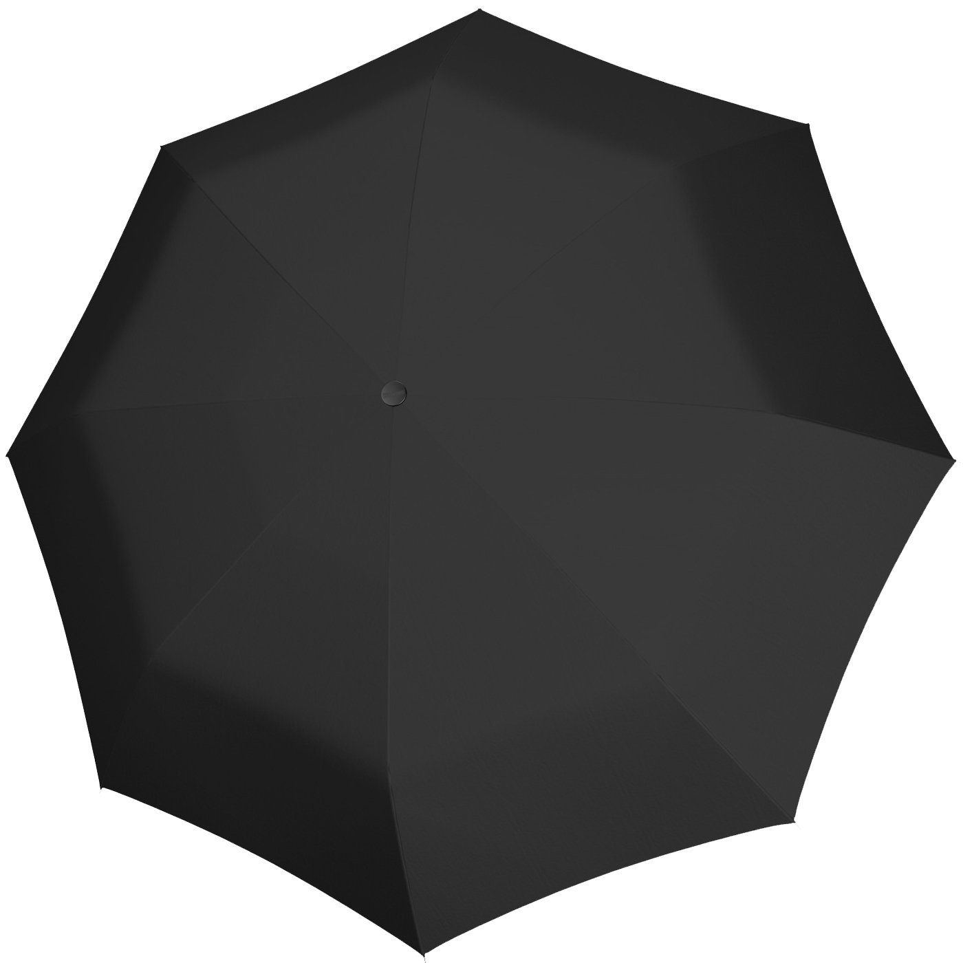 Knirps® Taschenregenschirm - nachhaltiger Damen-Regenschirm, - PFC-frei schwarz root recyceltes Vision PET, beschichtet Manual