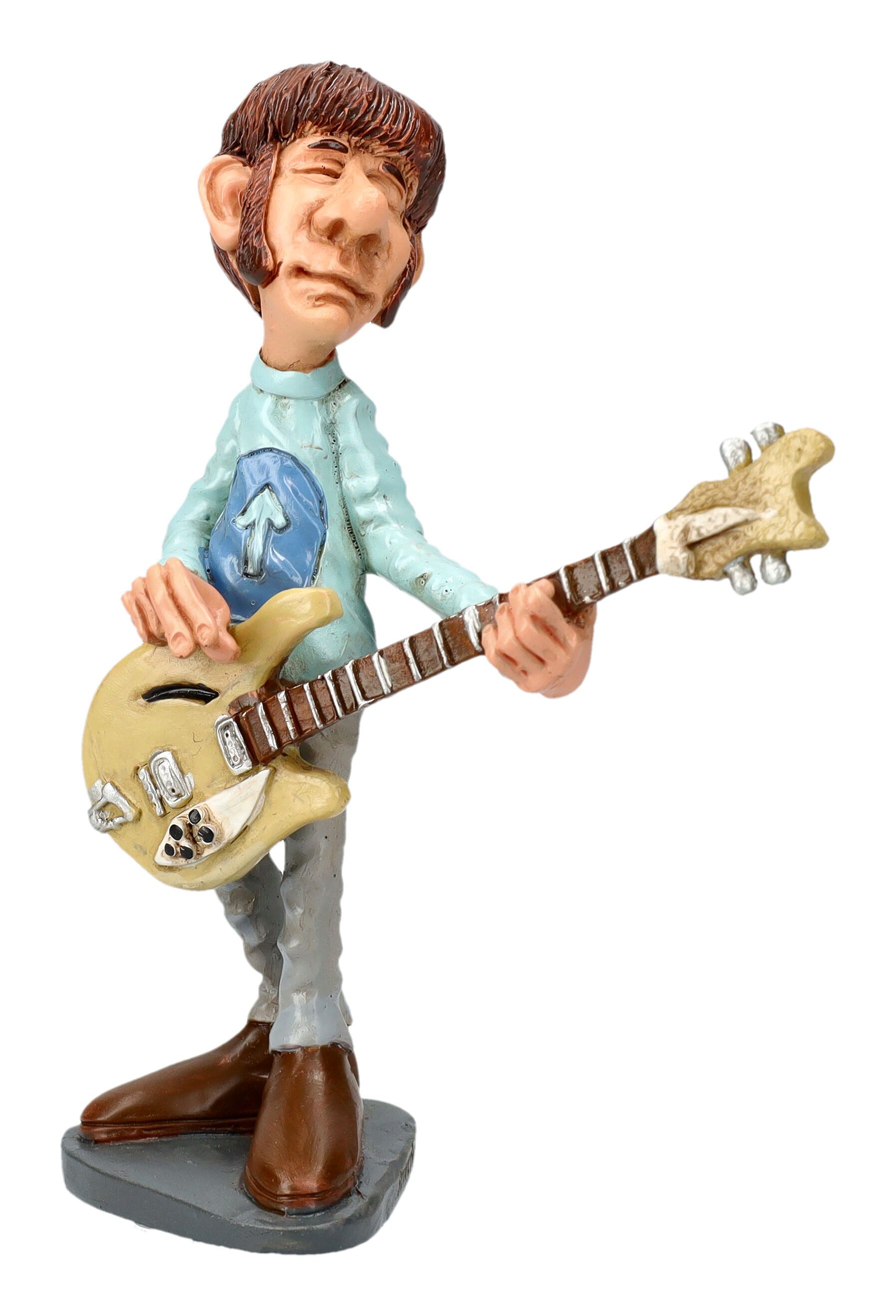 Dekofigur Lustige Rockstar Figur - Bassist John - Musiker Dekofigur Dekoration