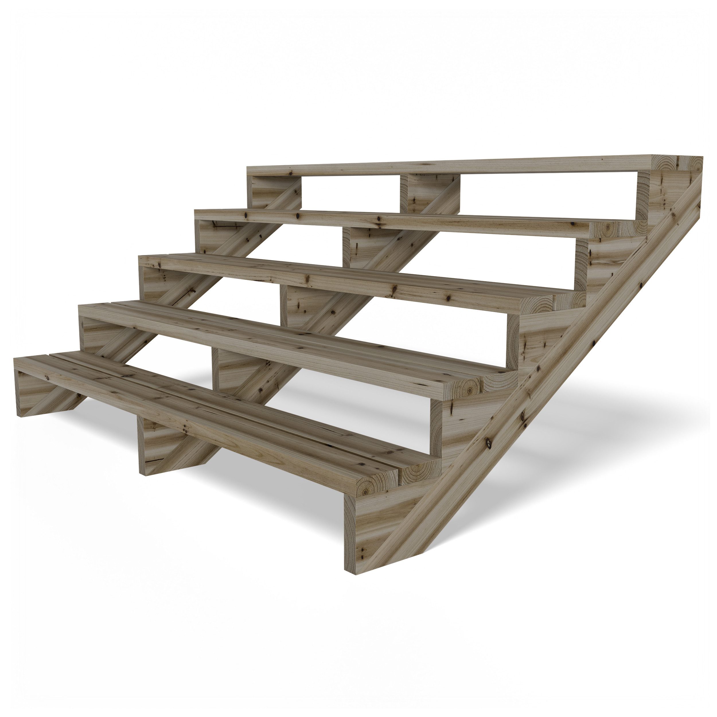 Gartenwelt Riegelsberger Außentreppe Terrassentreppe Kiefer kesseldruckimpr günstig online kaufen