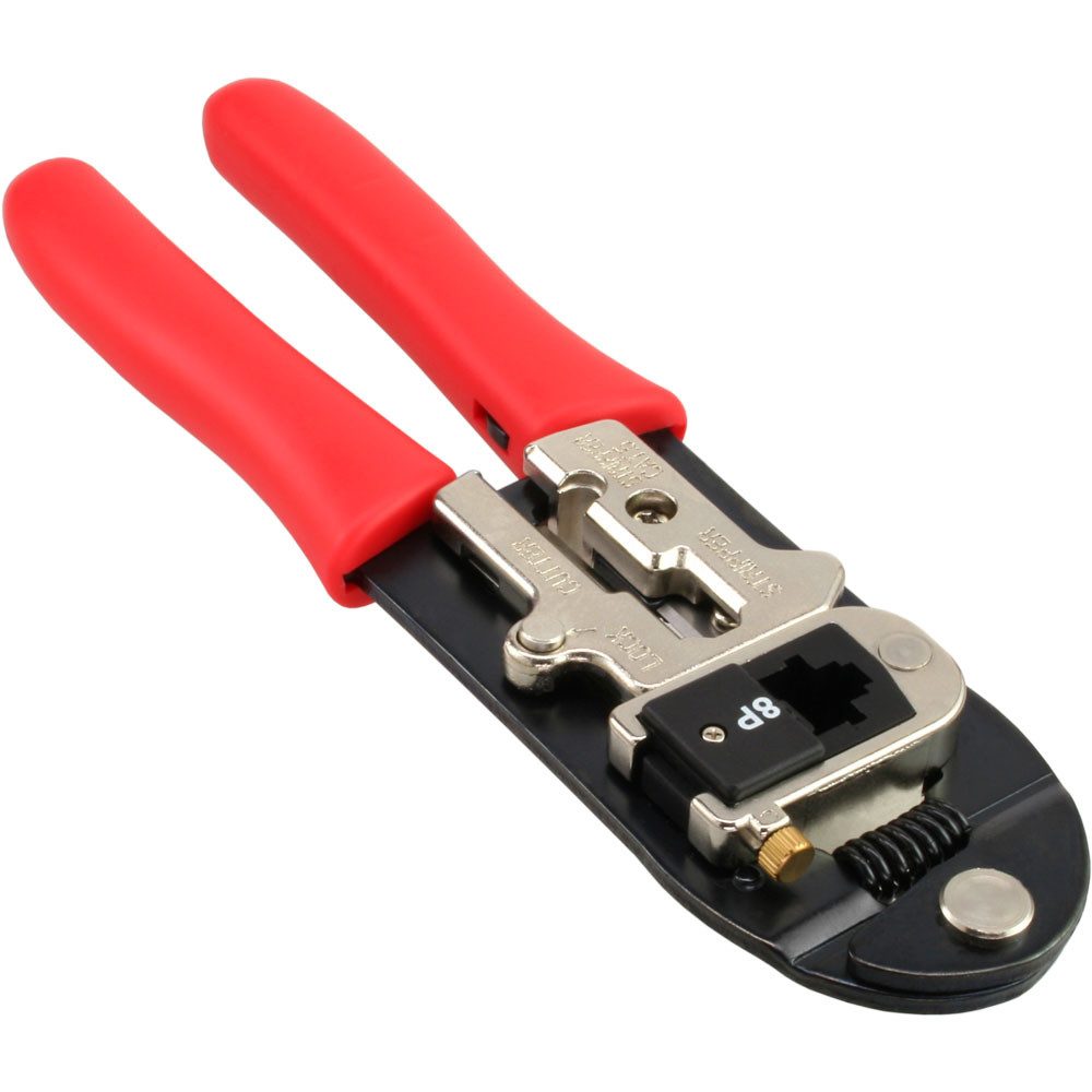 Inline Kabelbinder InLine® 74110 Crimpzange, Profi, für RJ45 Stecker, Module austauschbar