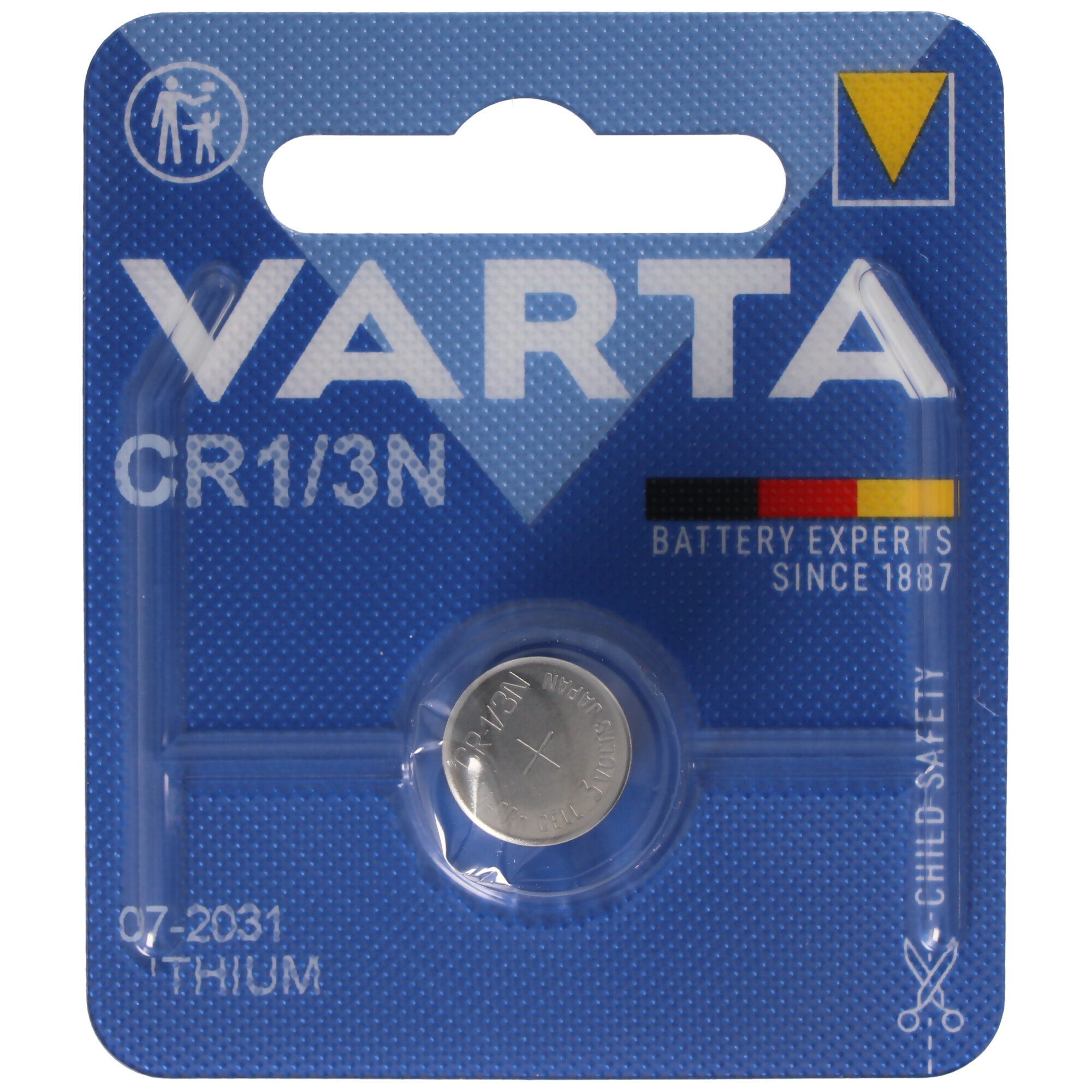 VARTA Varta CR1/3N Photo Lithium Batterie 06131101401, GPCR1/3N, CR11108, 2 Batterie, (3,0 V)