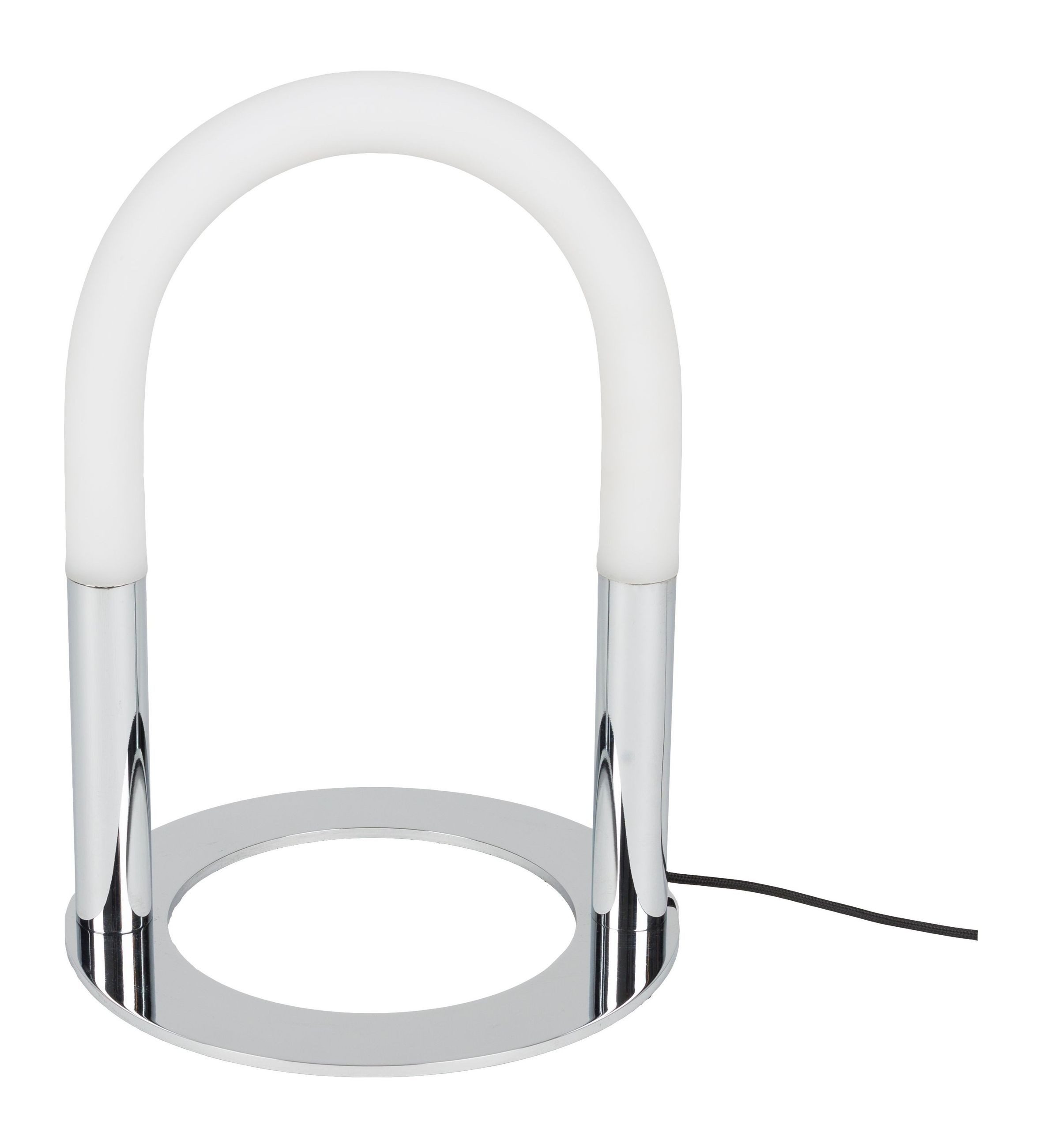 Zuiver Tischleuchte Tischlampe Arch Chrome von Zuiver mit Touch-Dimmer, 3 Stufen, ohne Leuchtmittel