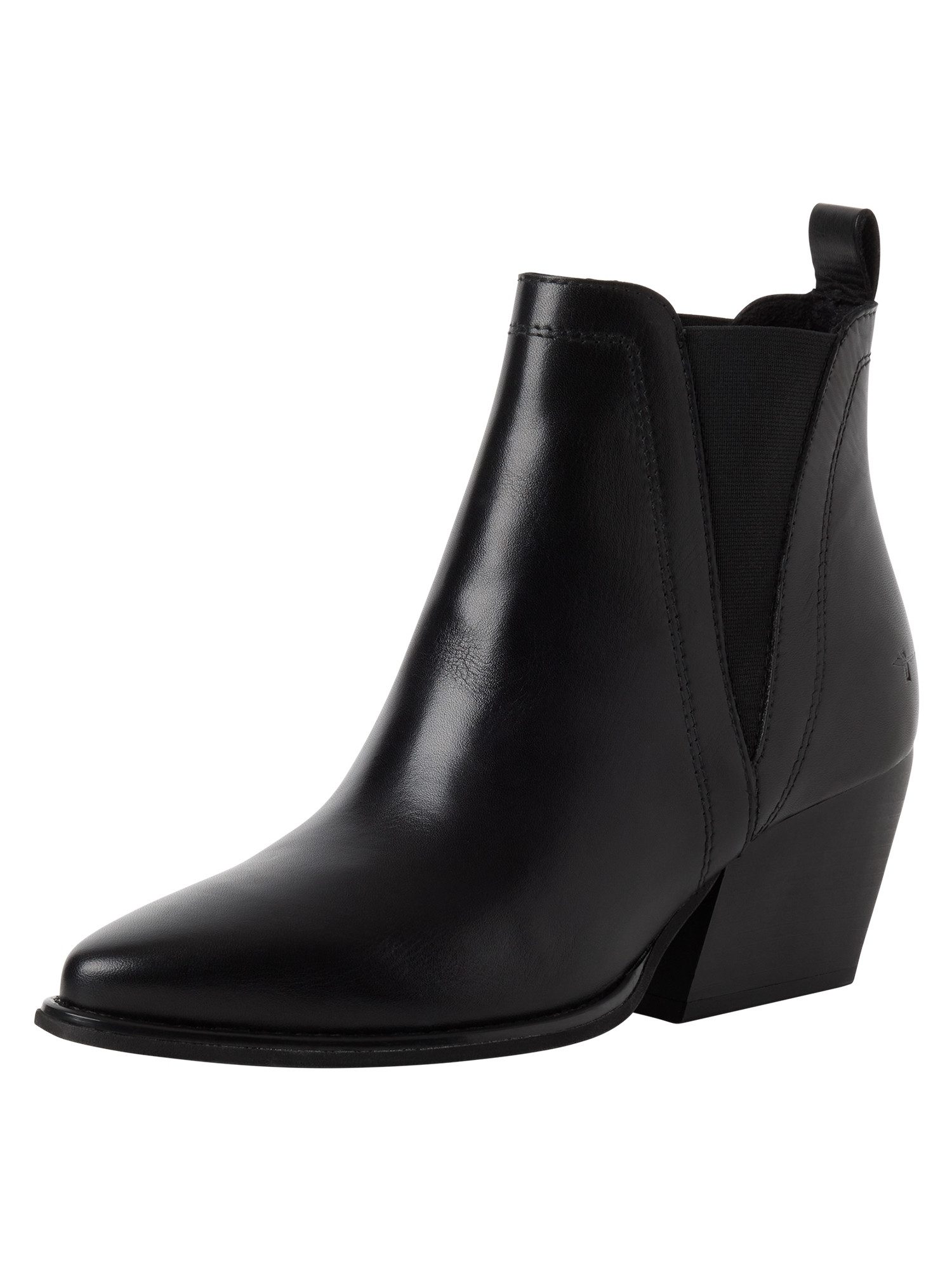 TOUCH-IT aus Leder Blockabsatz 1-25303-47 Chelseaboots
