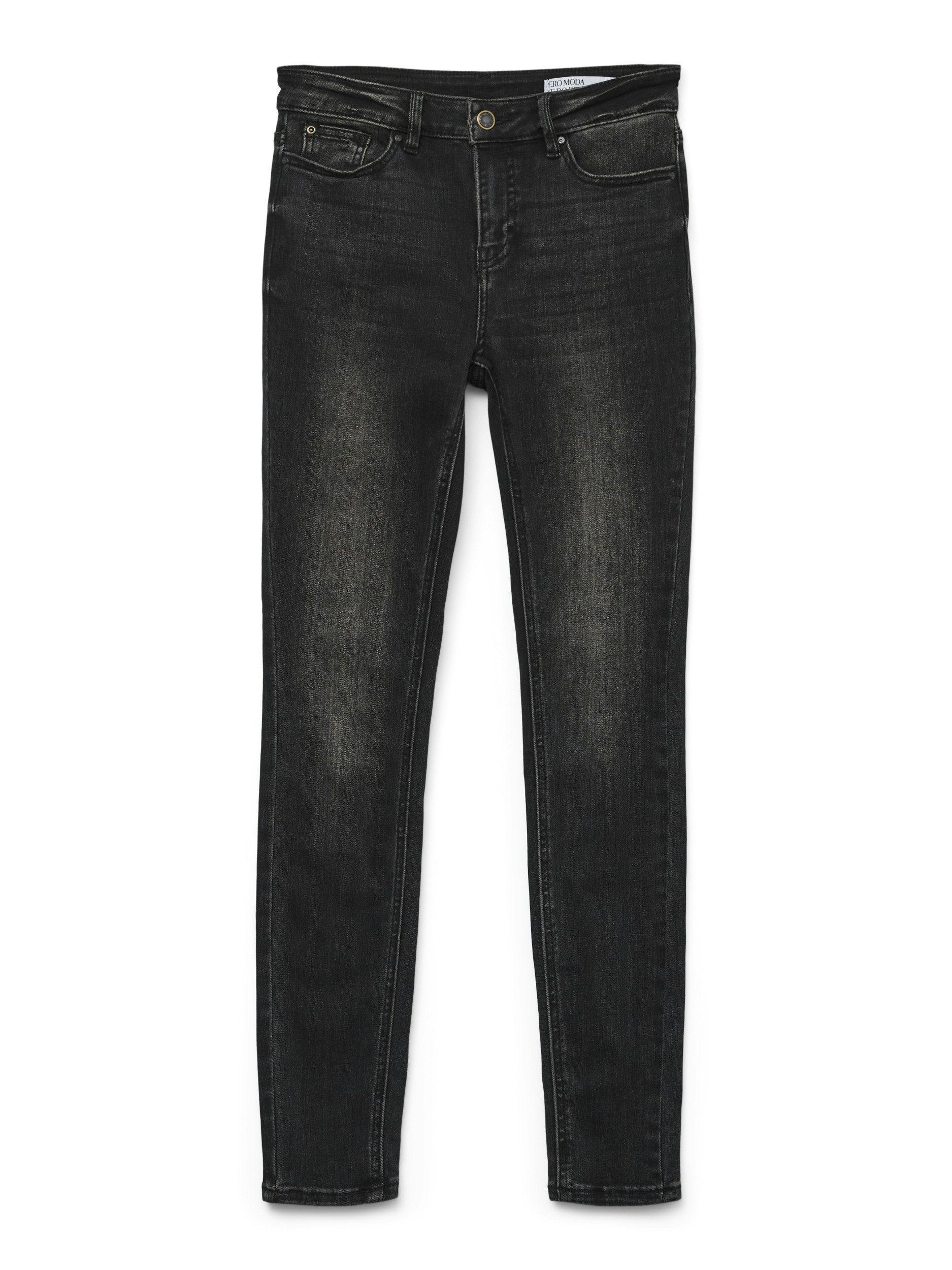 5-Pocket-Jeans VMFLASH MR SKINNY JEANS LI111 GA NO Black Denim