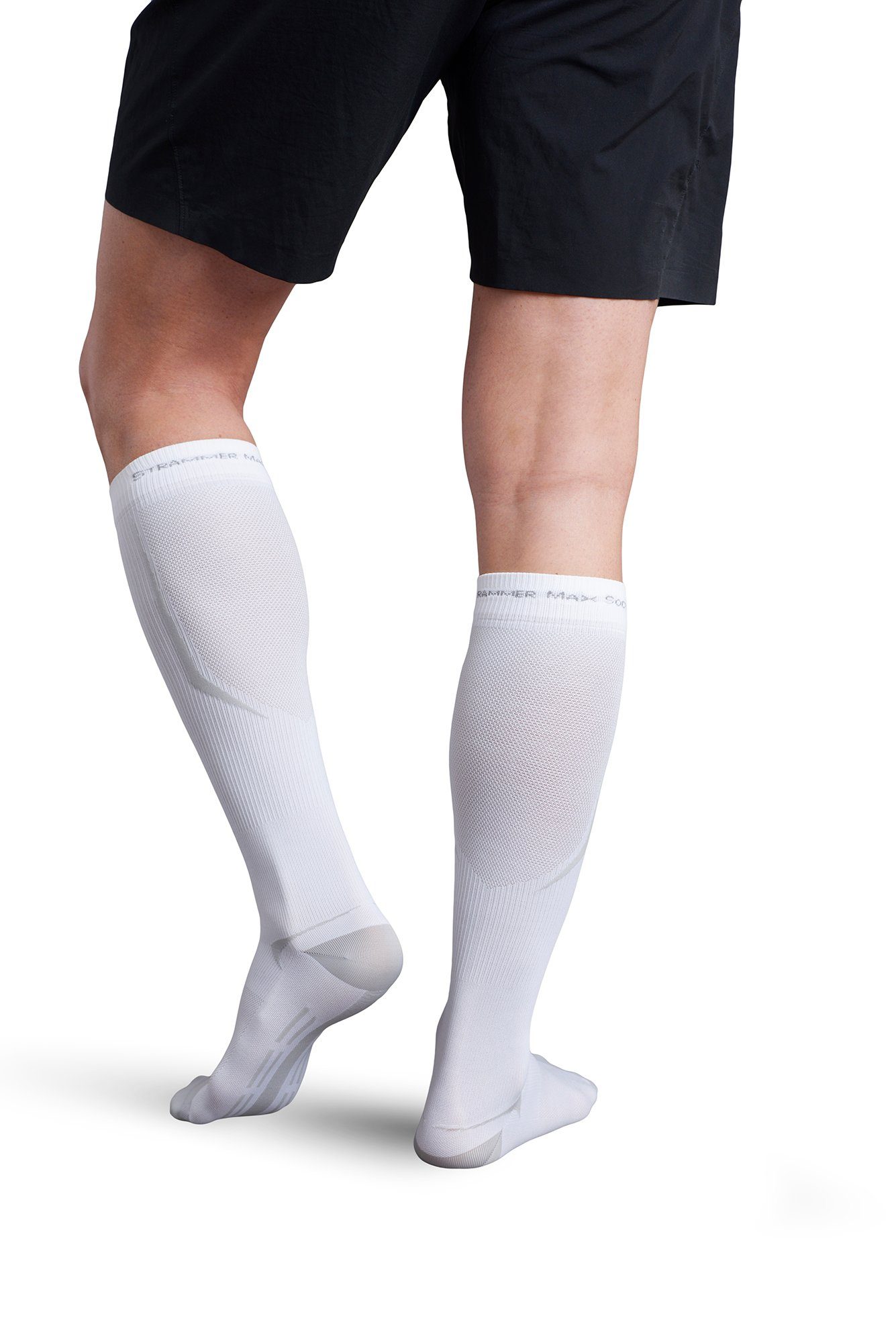 Performance® Socks Strammer antibakteriell atmungsaktiv, Compression Kompressionsstrümpfe Performance Weiß Max