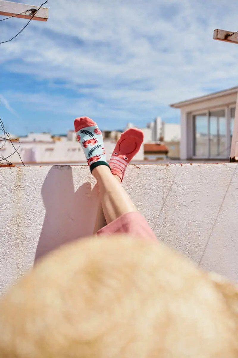Many Mornings Sneakersocken Many Mornings Sneaker Frutti di Mare (1 Paar, 1-Paar, 1 Paar) immer ein dismatching Paar – Bild 3 von 3