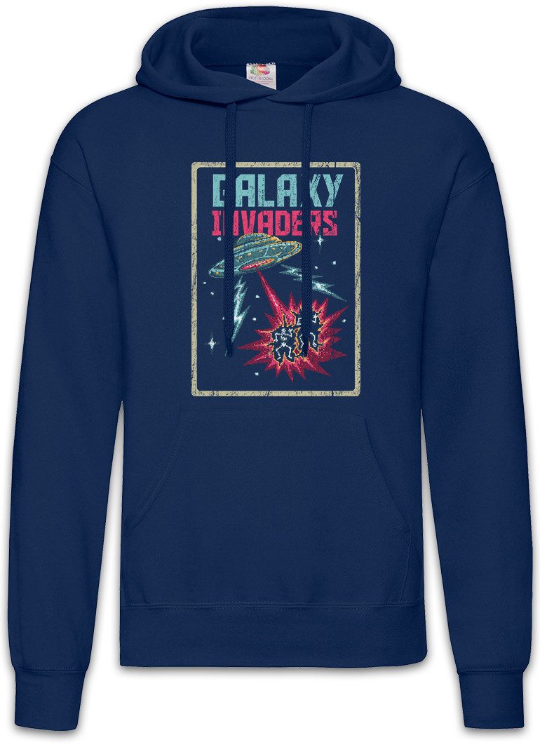 Hoodie Pixel Galaxy Invaders Herren Hoodie Gamer Gaming Games Pixel Retro