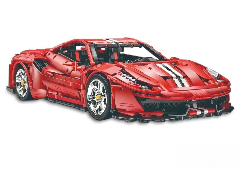 CaDA MASTER Red Super Car 1:8 C61043W Konstruktions-Spielset