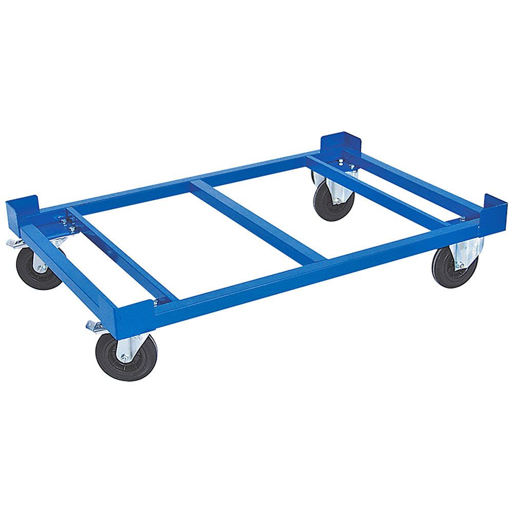 BRB-Lagertechnik Transportwagen Palettenroller/Paletten-Fahrgestell, LxBxH 1220x820x275 mm