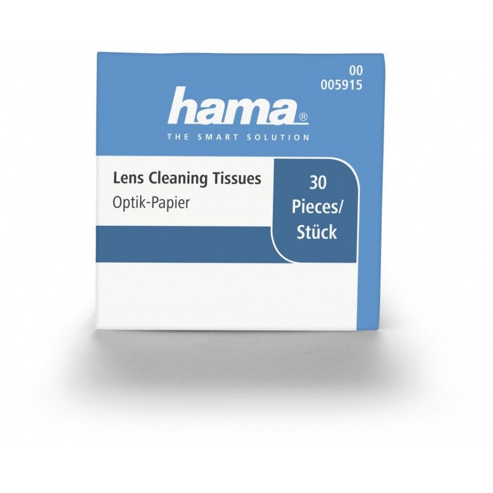 Hama Optik-Papier 5x30 Blatt für optische Geräte. Reinigungstücher