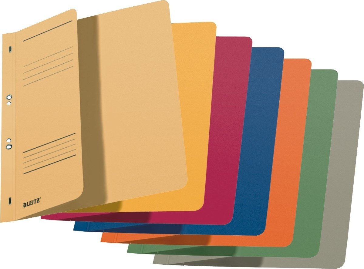 LEITZ Hefter Ösenhefter 1/2 Vorderdeckel kaufm. Heftung sortiert VE=5 Stück