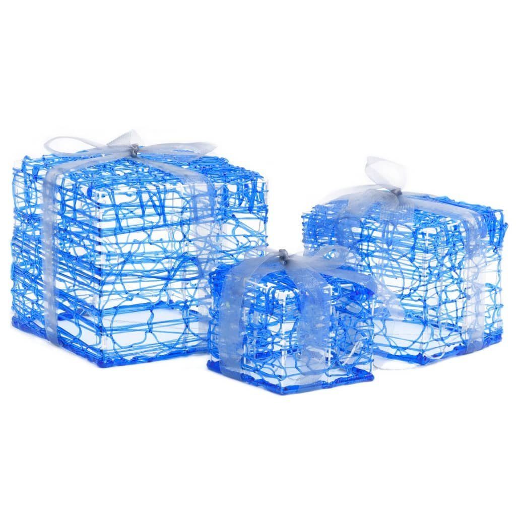 vidaXL Dekolicht NA LED-Geschenkboxen 3 Stk Weihnachtsdekoration Kaltweiß Weihnachtsbel