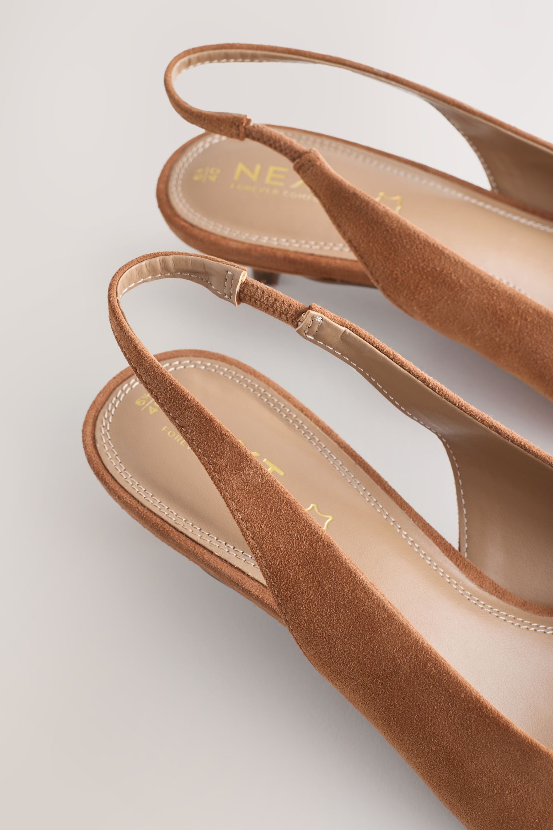 Next Forever Comfort® spitze Slingbacks aus Leder Slingsandale (1-tlg)