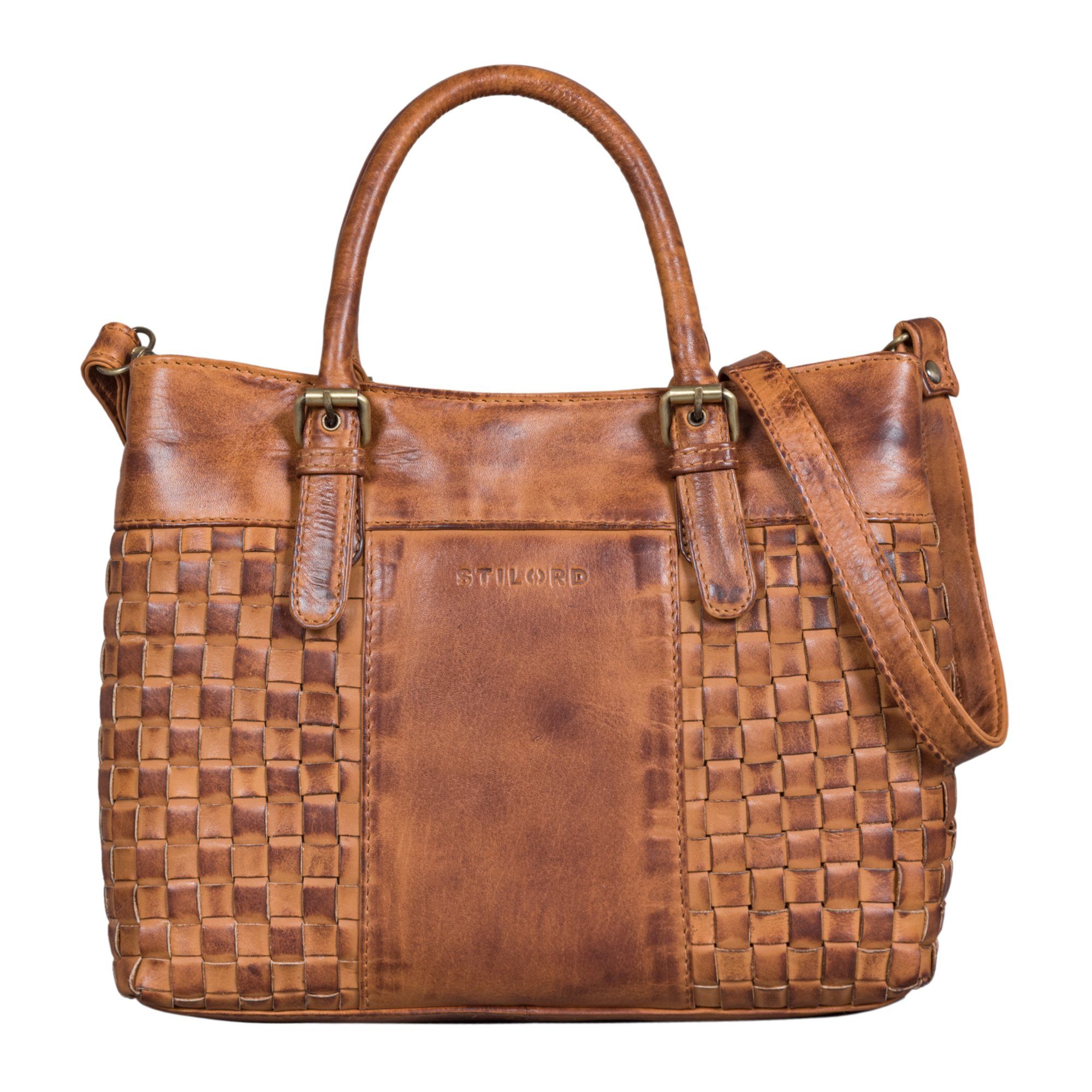 STILORD Handtasche "Daniela" Modische Handtasche Leder günstig online kaufen