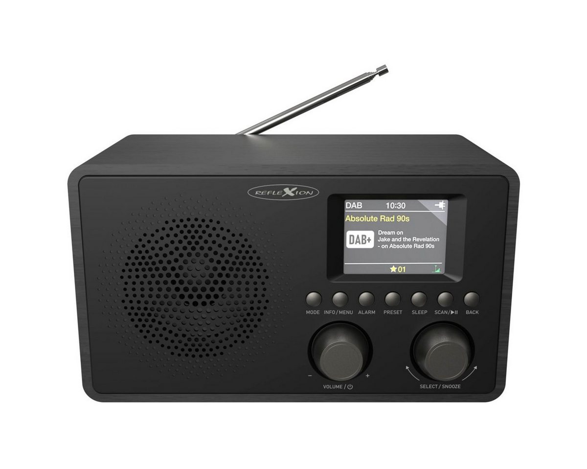 Reflexion HRA1824DAB+ schwarz Radio