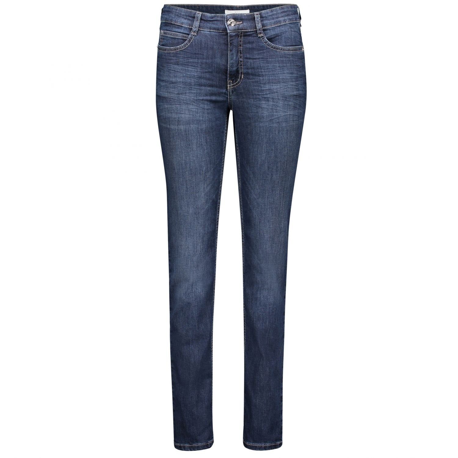 MAC 5-Pocket-Jeans Angela Perfect Damen blau basic new Jeans Fit blue for wash ever