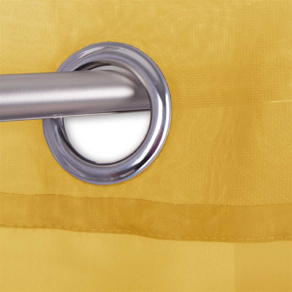 Bestlivings Vorhang (2 St), Ösen, transparent, Voile, Gardinenset "Transparent"
