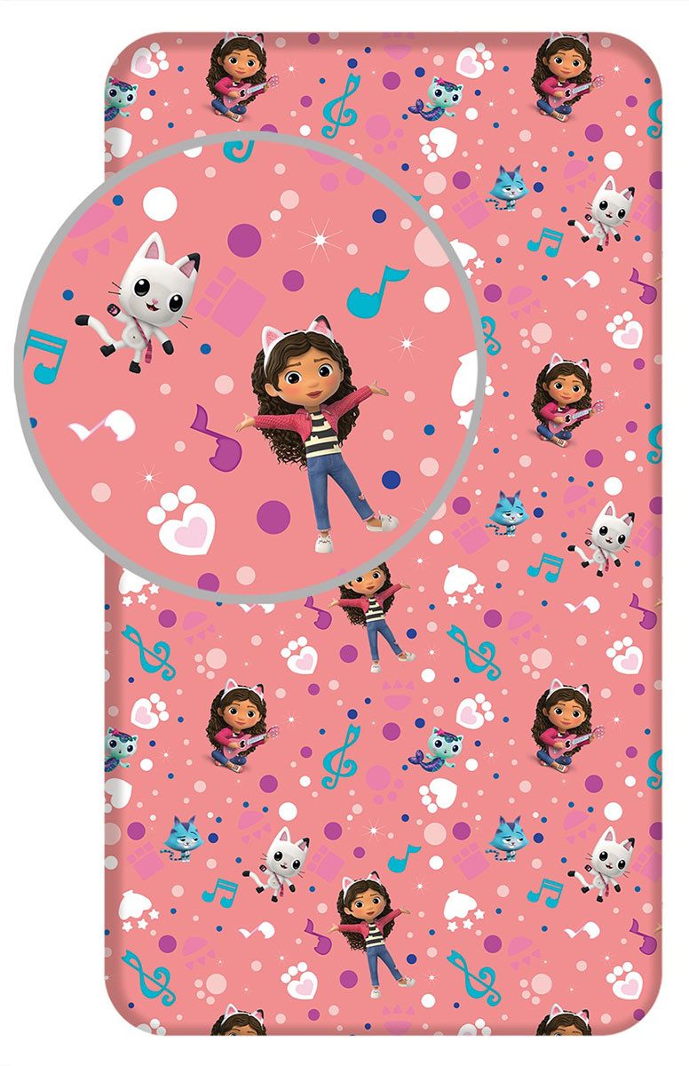 Disney Spannbettlaken Gabby´s Dollhouse, Frottee, Gummizug: günstig online kaufen