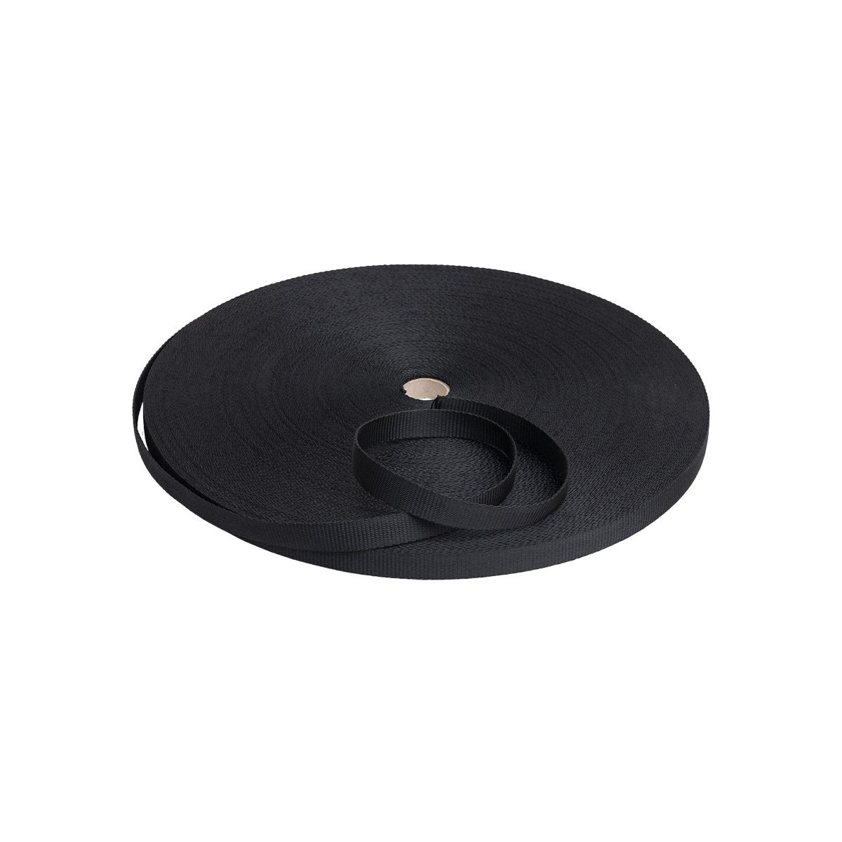 LYSEL® Zurrgurt Gurtband Polyester (PES), 25 mm breit, 1 mm stark, 1200 Kg, schwarz (5-St) 5000 x 25 mm [L x B]