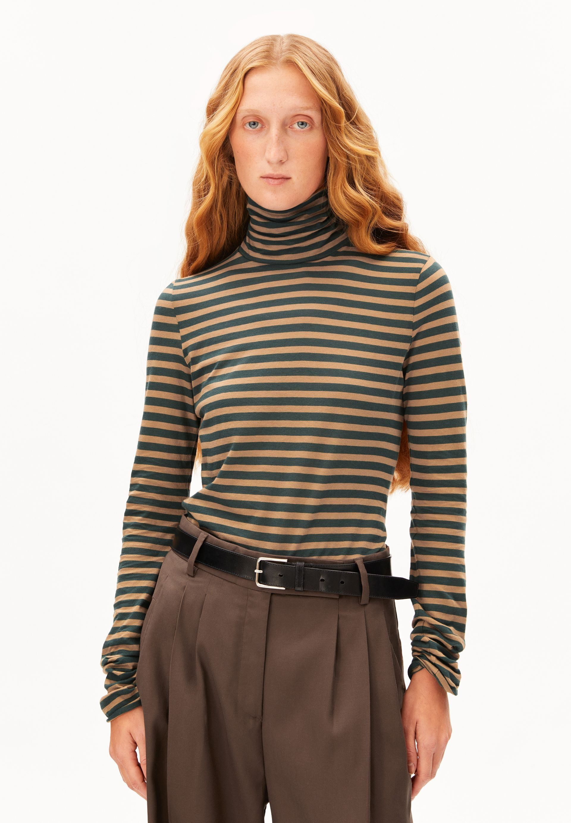 Armedangels Longsleeve GRAZILIANAA STRIPES Longsleeve aus Bio-Baumwolle Slim Fit