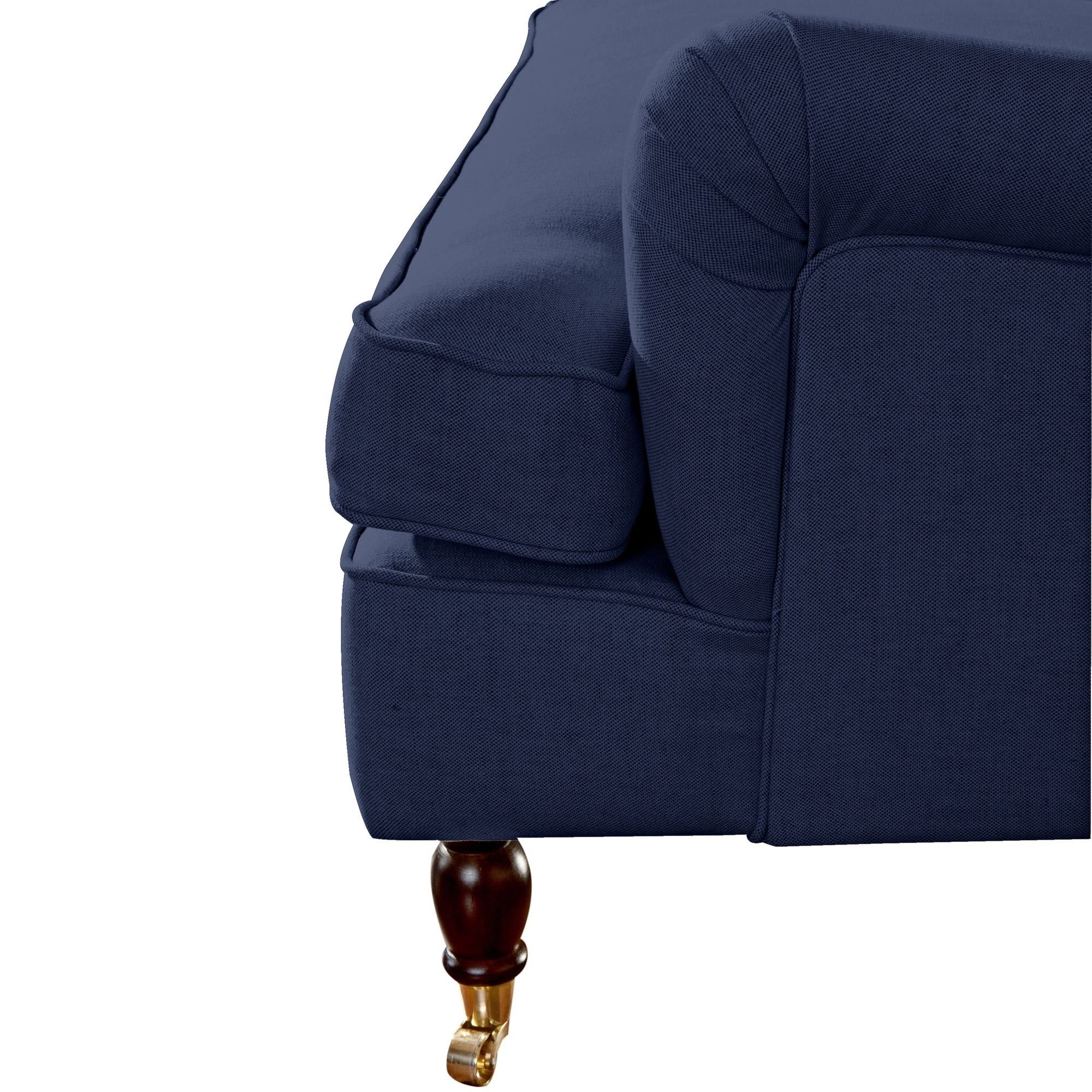 Kathi Sofa Flachgewebe Kessel (Leinenoptik, Sofa 1 inkl. aufm 58 Bezug Sparpreis Teile, 2-Sitzer verarbeitet,bequemer hochwertig Kostenlosem Sitz Versand