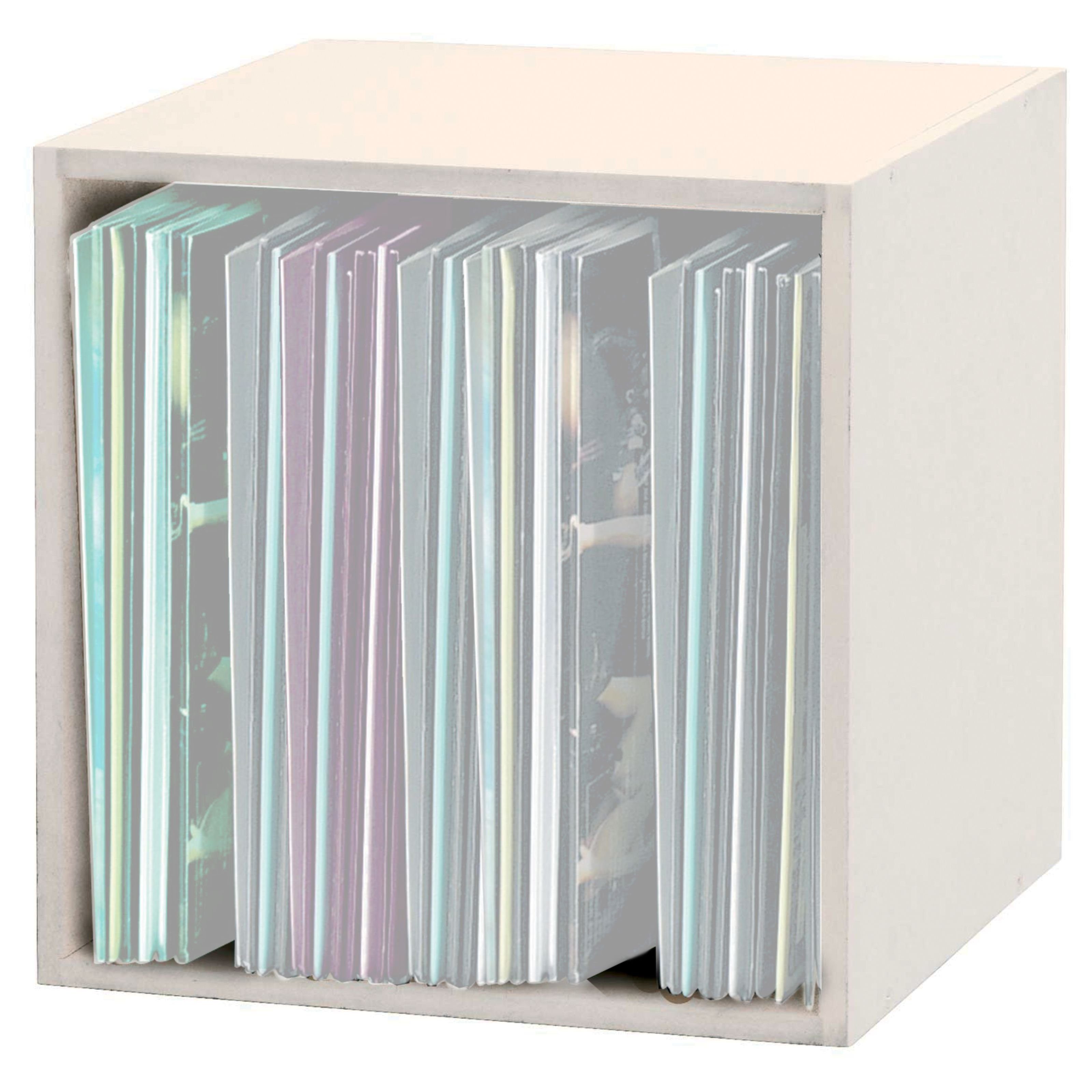 GLORIOUS Mischpult, (Record Box 110 white, DJ-Möbel, Vinyl Aufbewahrung), Record Box 110 white - Vinyl Aufbewahrung