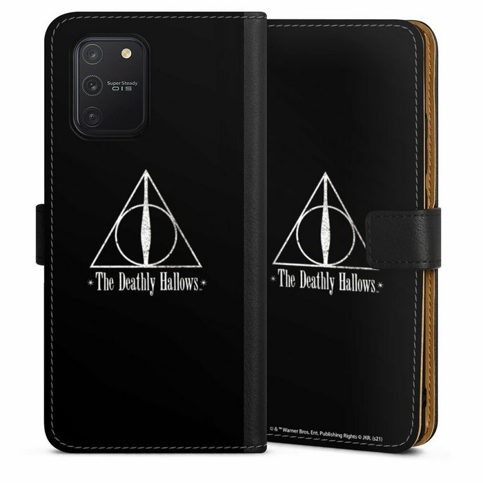 DeinDesign Handyhülle Heiligtümer des Todes Zauberei & Magie Harry Potter Samsung Galaxy S10 Lite Hülle Handy Flip Case Wallet Cover