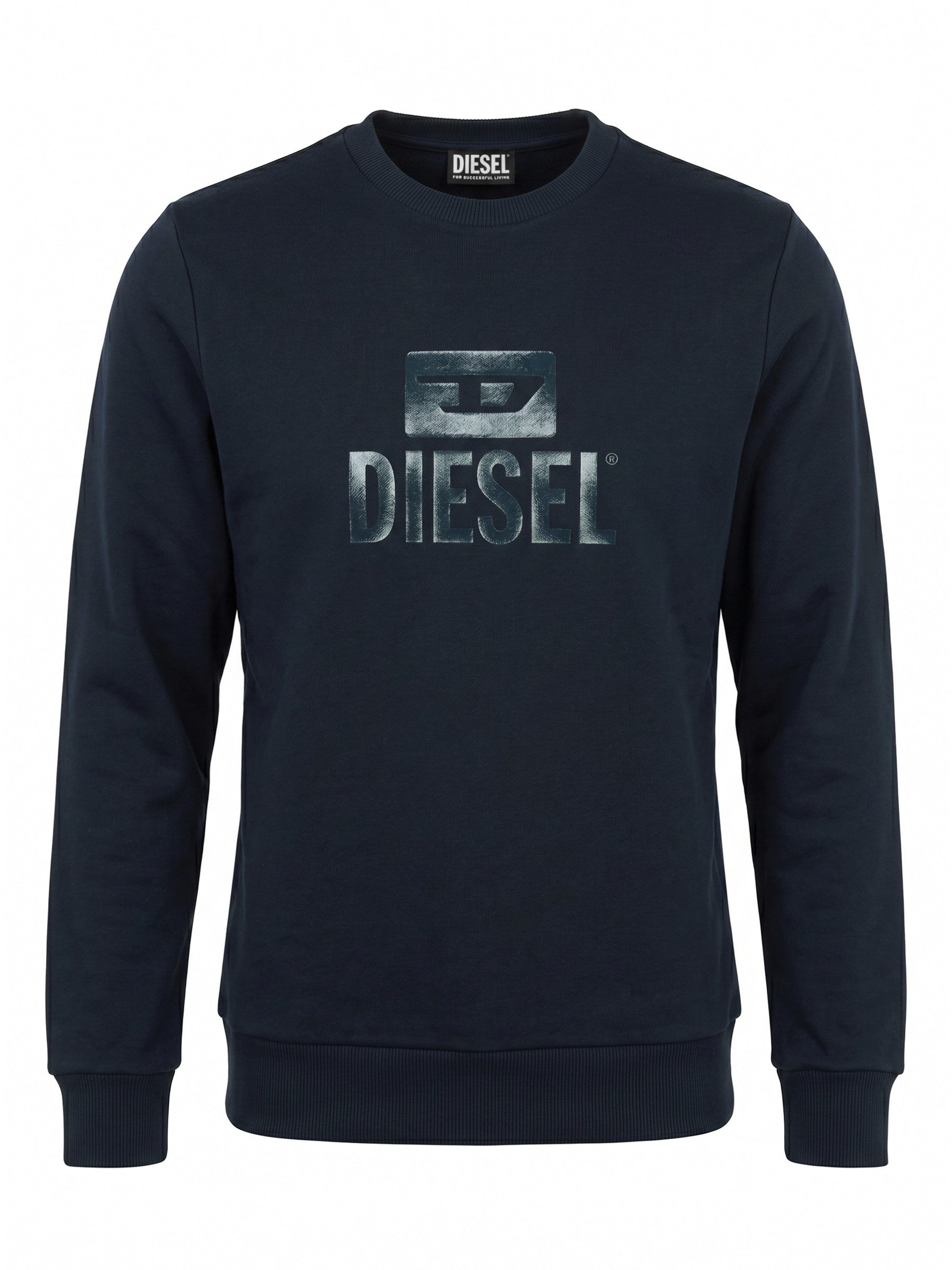 Diesel Sweatshirt - Regular Fit - Supersoft Pullover - S-GIR TONE ON TONE günstig online kaufen
